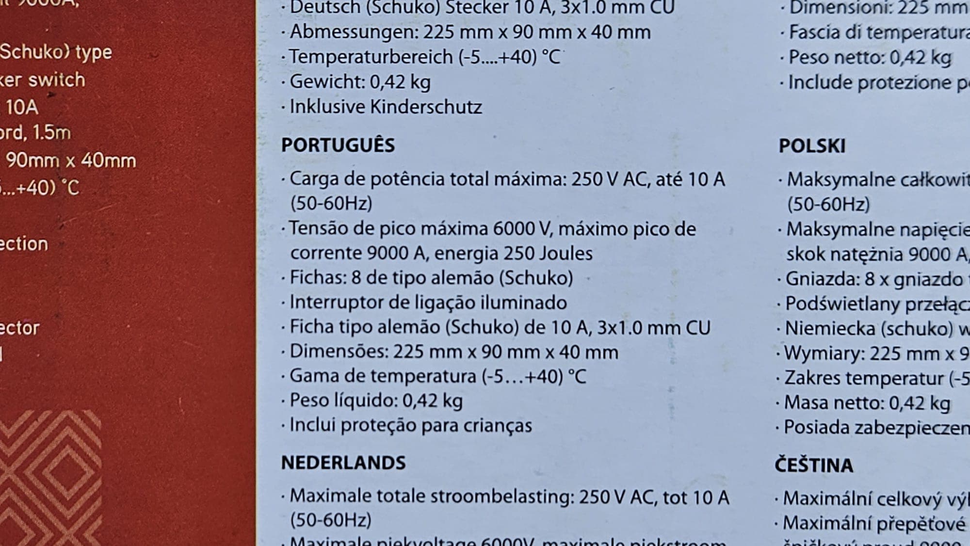 Tomada Elétrica Schuko — imagen 7