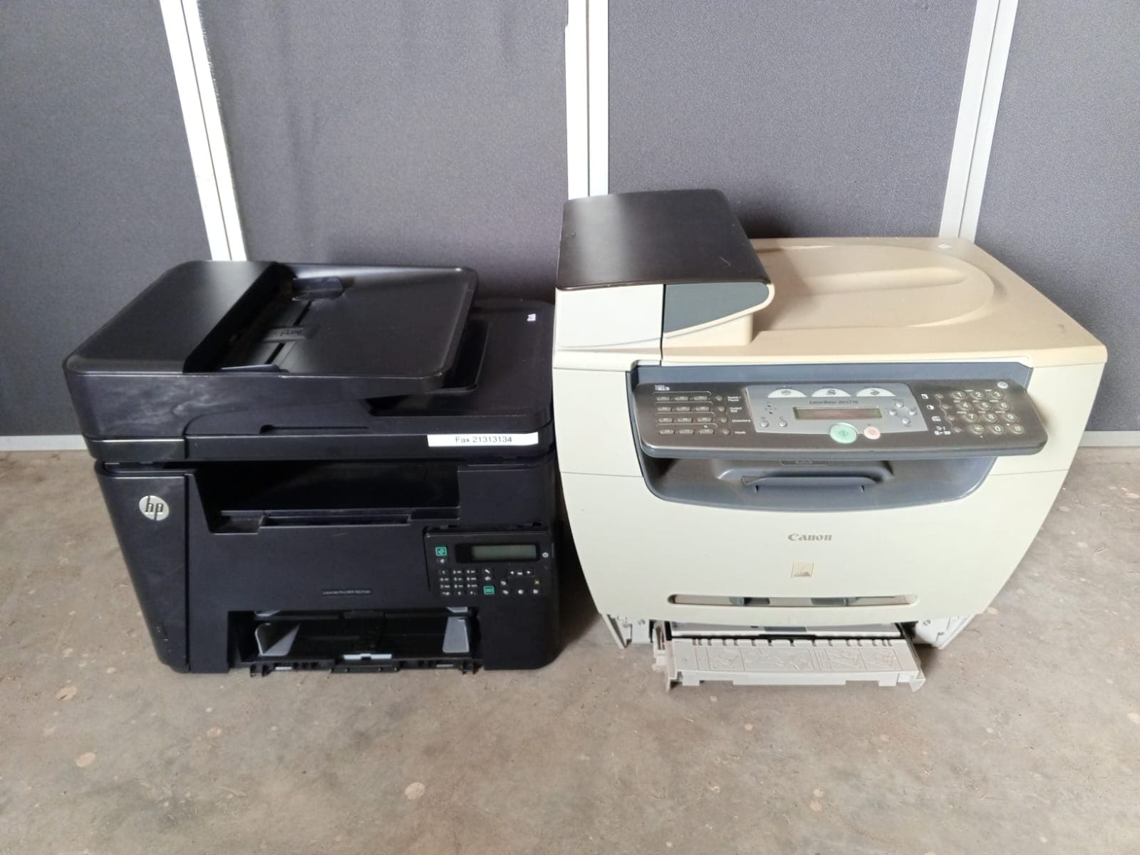 Impressoras HP e Canon