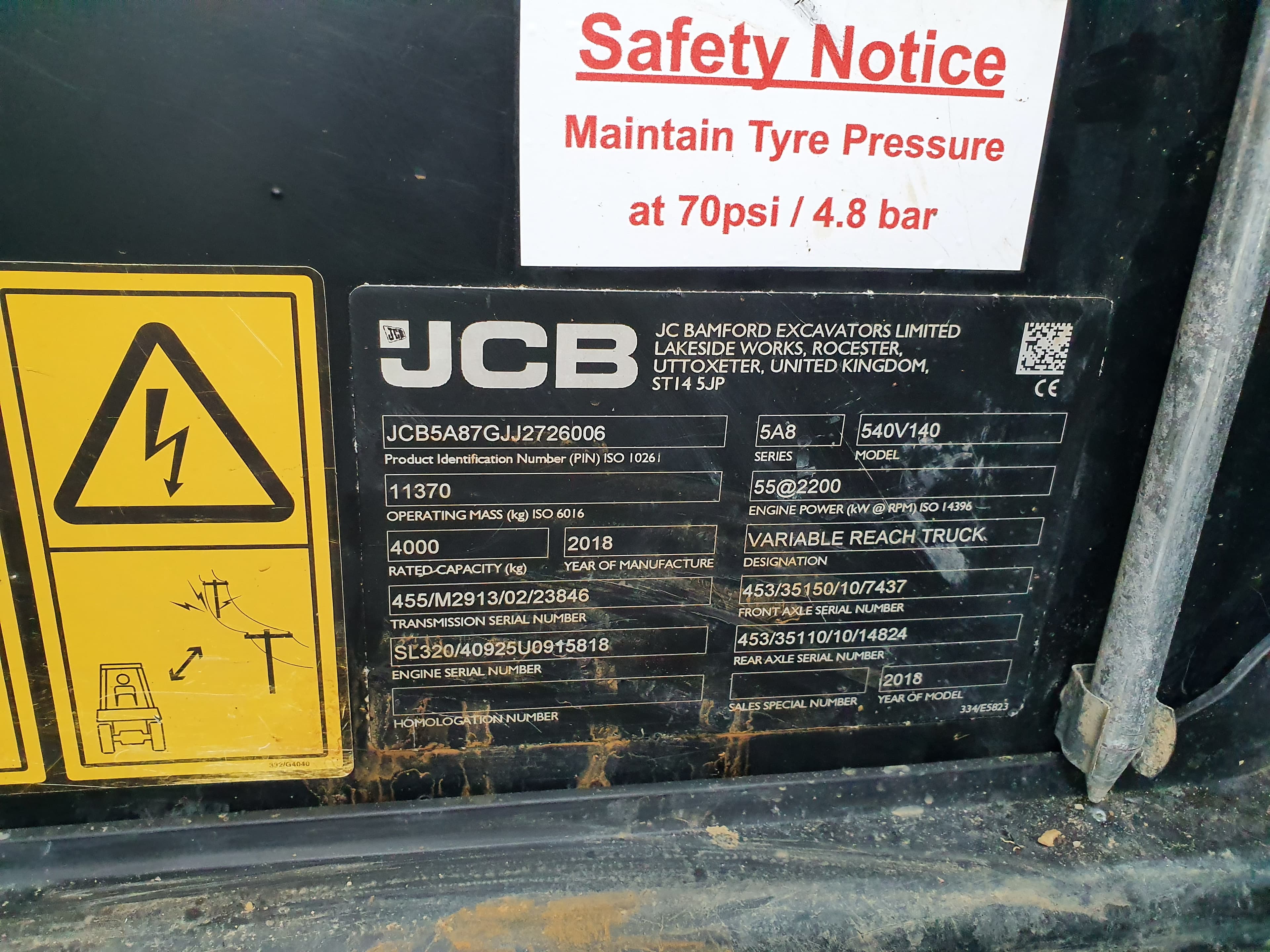 Empilhador Telescópico JCB 540V140 · Ano 2018 — imagen 11