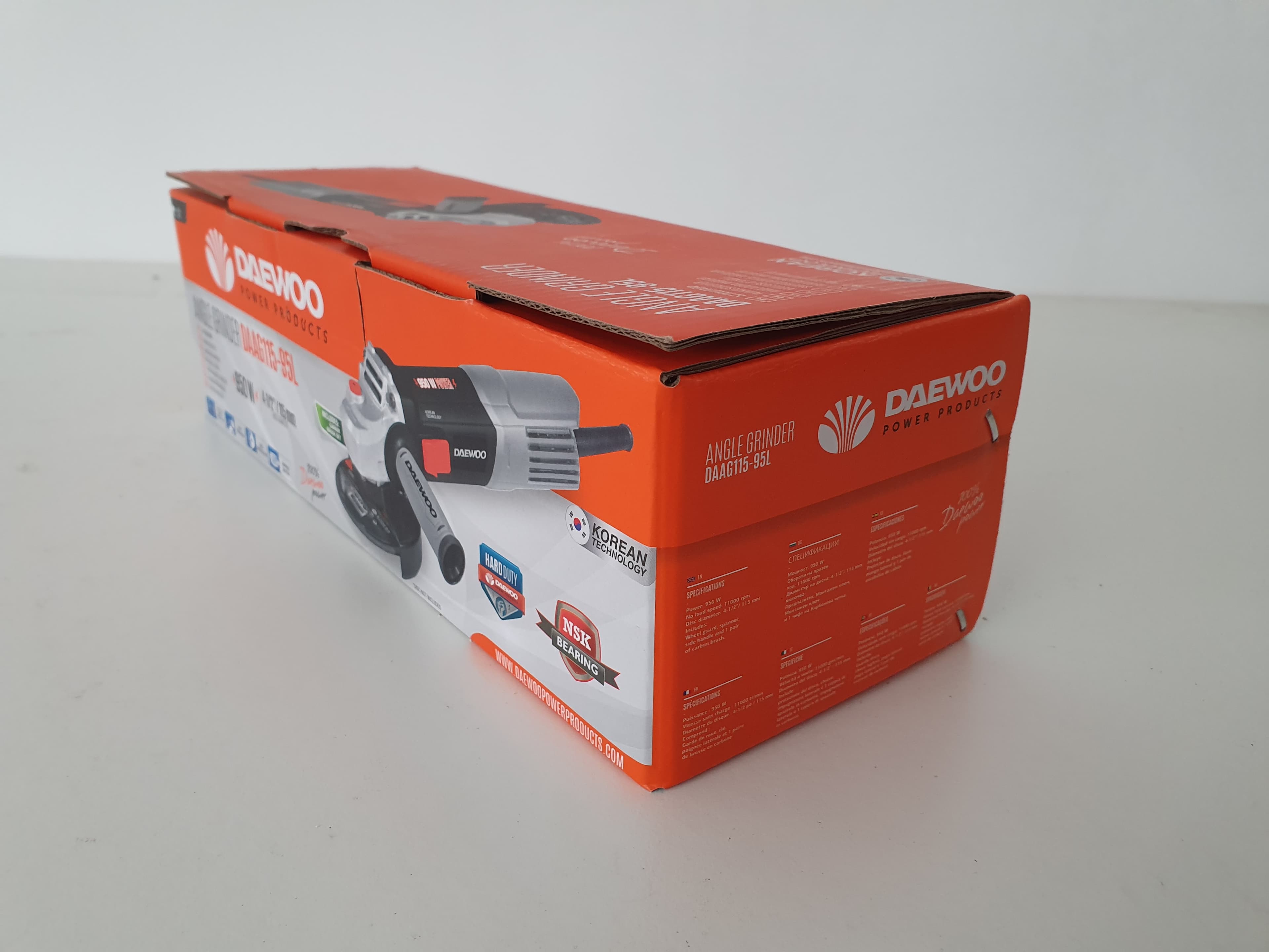 Rebarbadora (Amoladora) Angular Daewoo — imagem 3