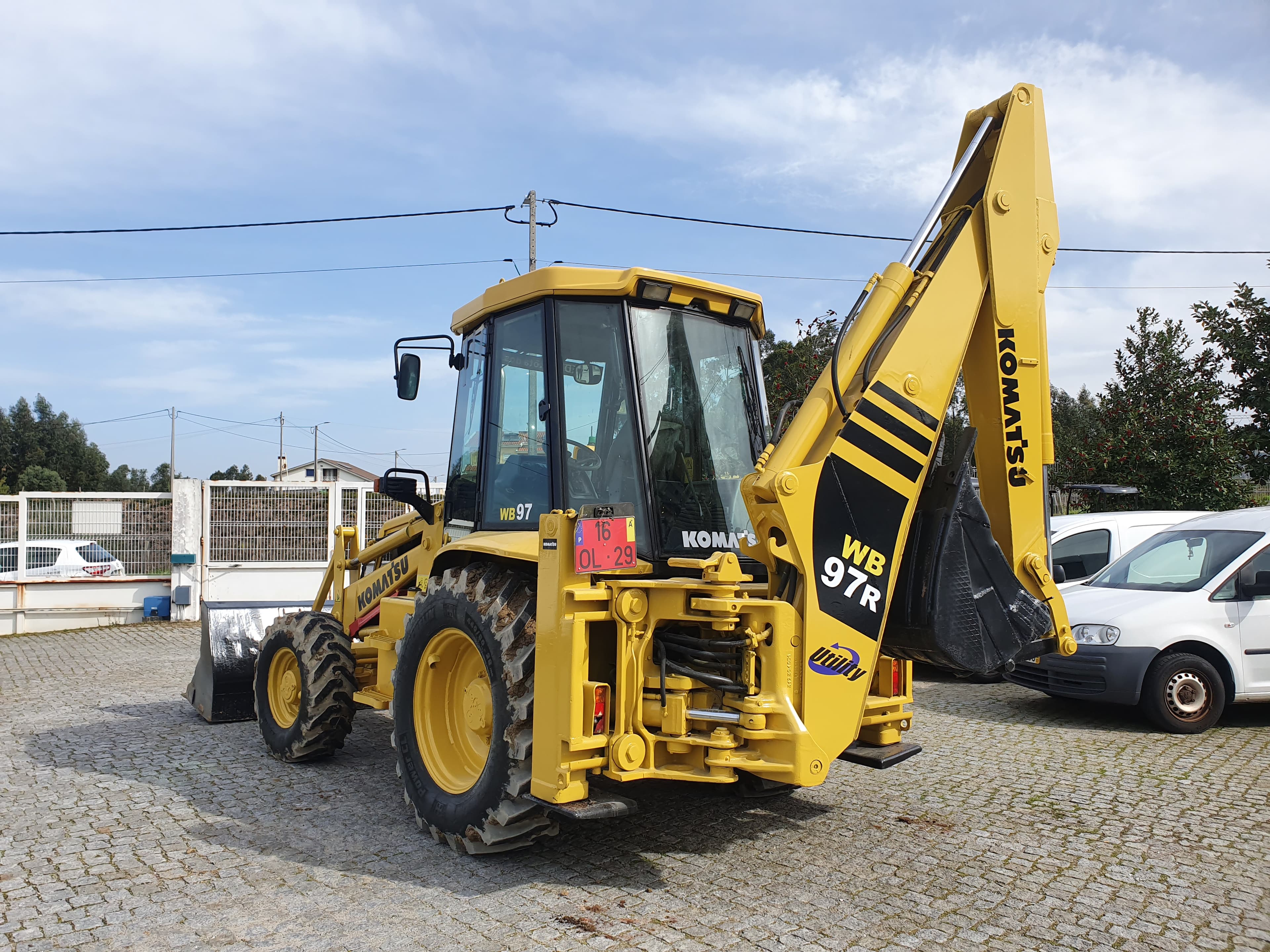 Retroescavadora Komatsu W97R — imagen 8