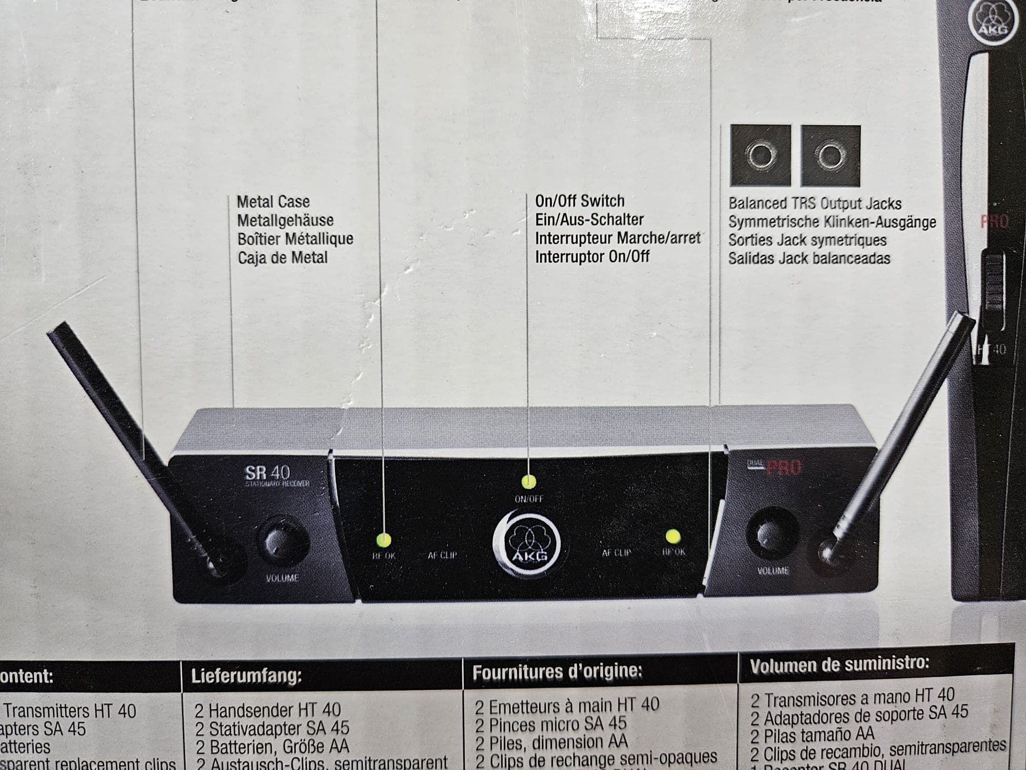 Microfones Sem Fio AKG — imagem 10