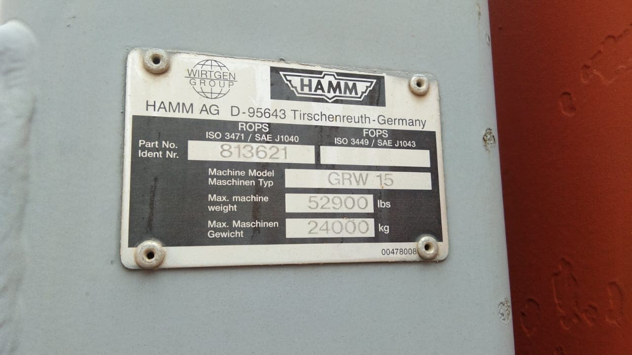 Compactadora HAMM JRW 15 — imagen 11
