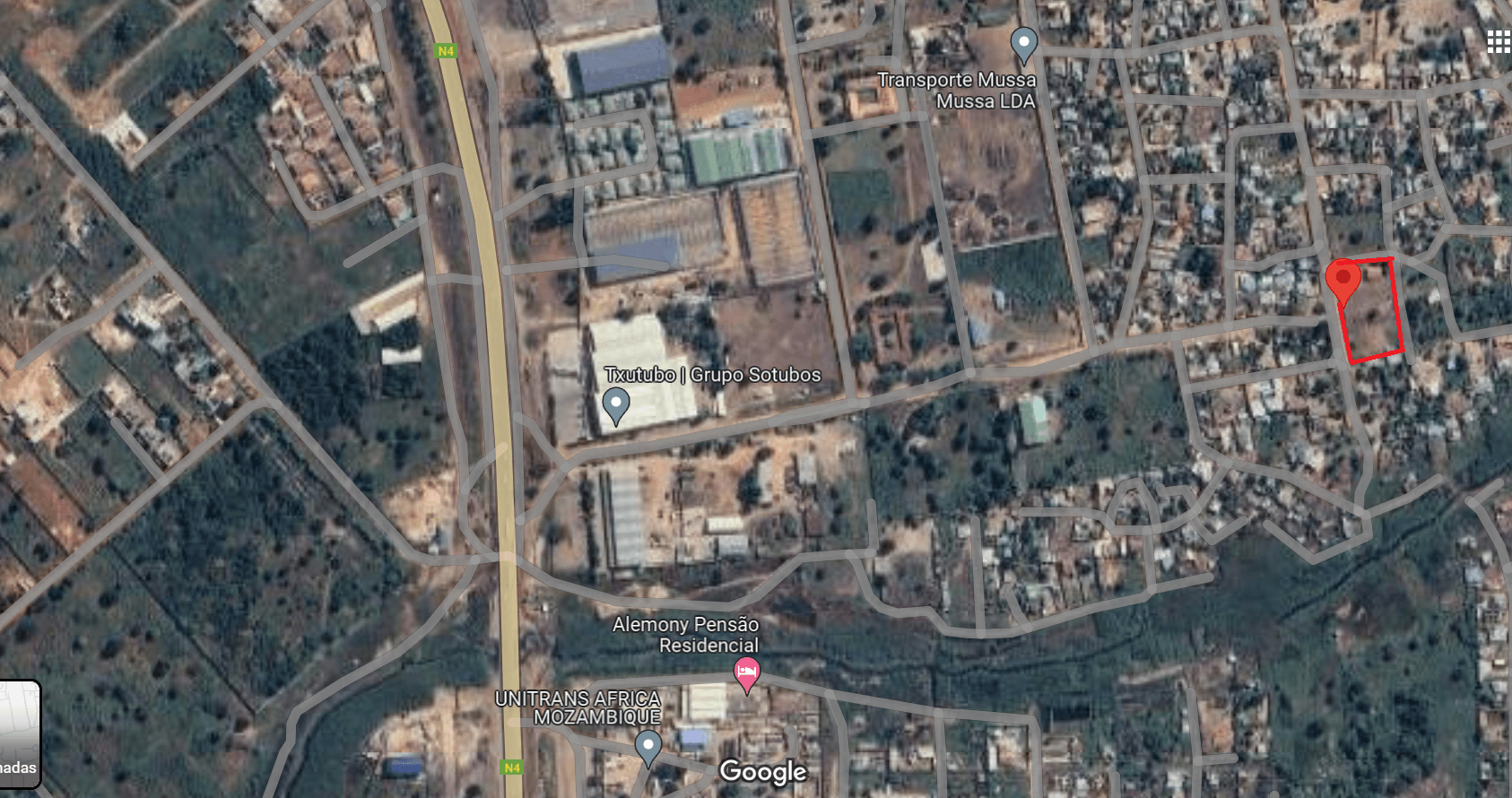 Infraestruturas em Terreno de 4500m² no Bairro de Tchumene 2 — imagen 1