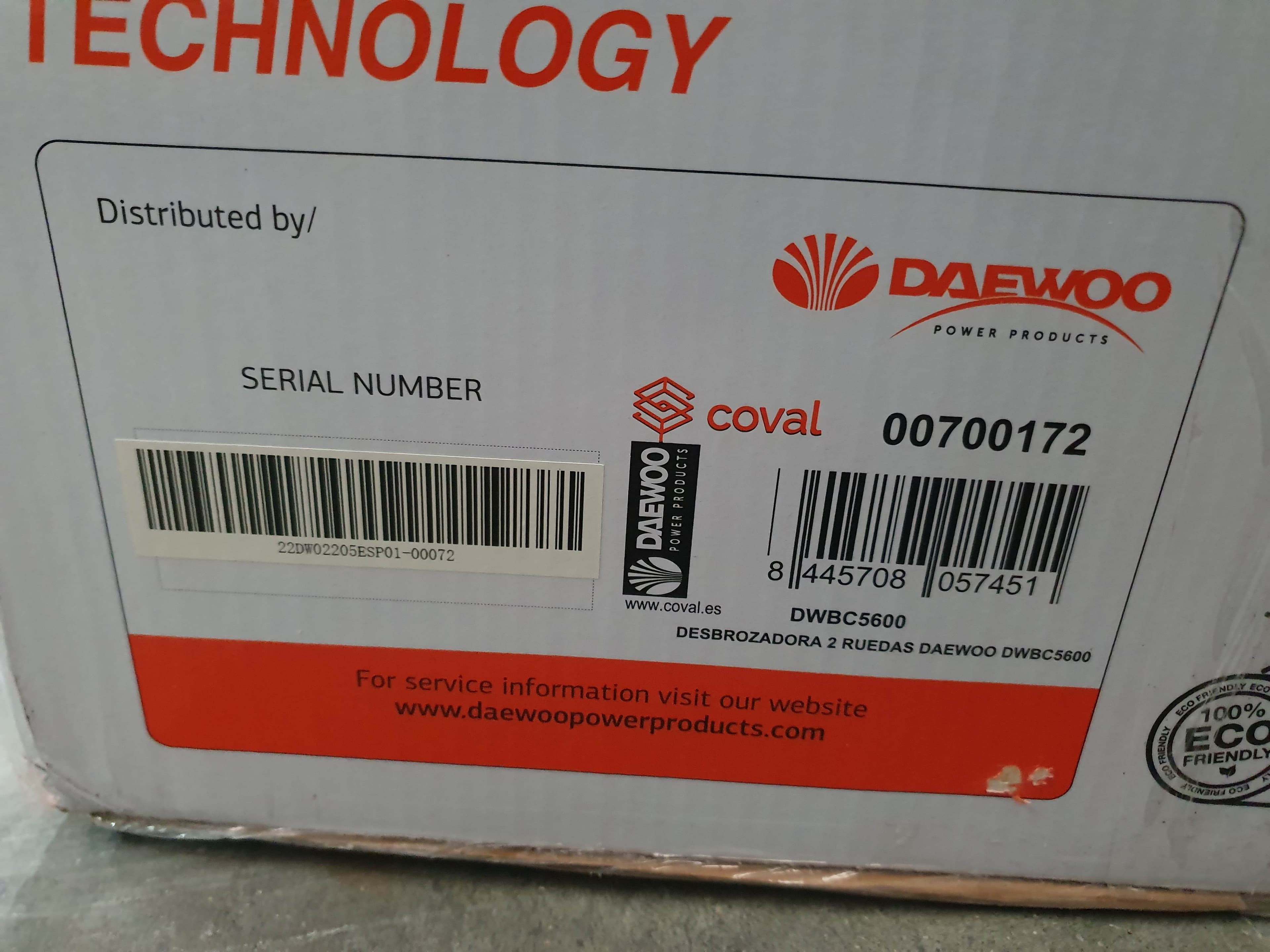 MÁQUINA CORTAR DAEWOO — imagen 5
