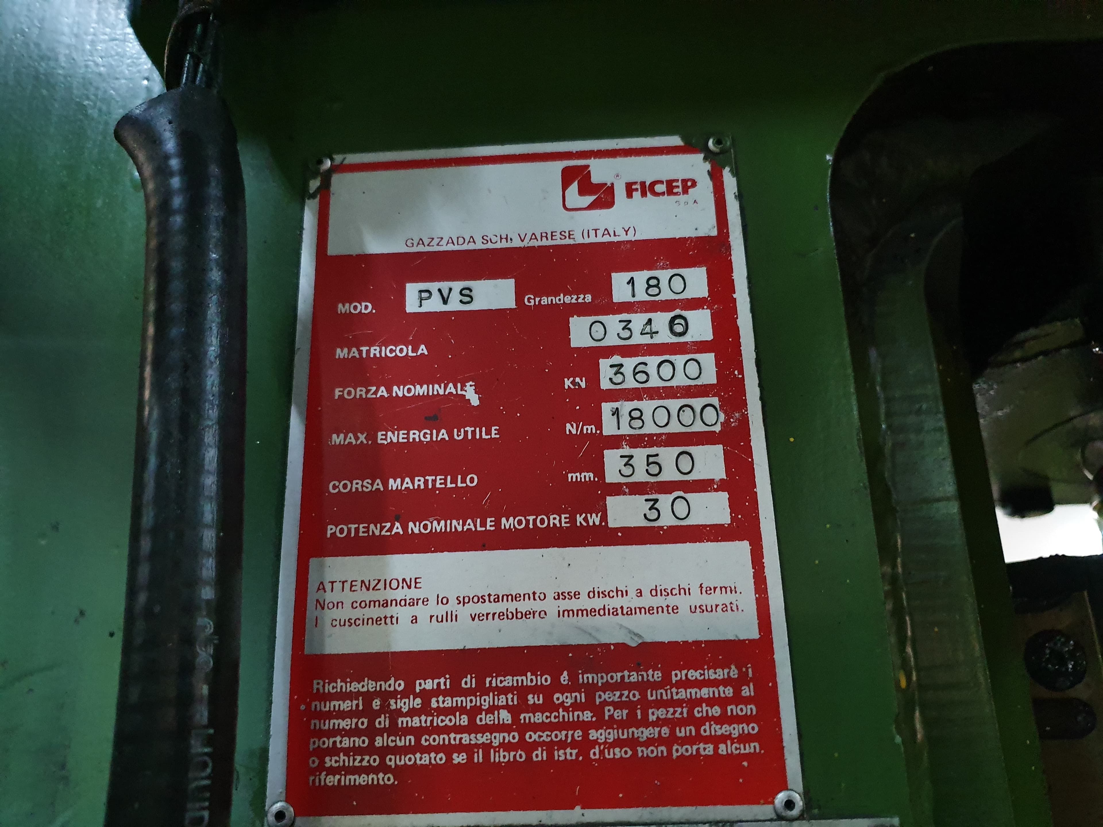 Prensa Ficep · Forno Maestri — imagem 13