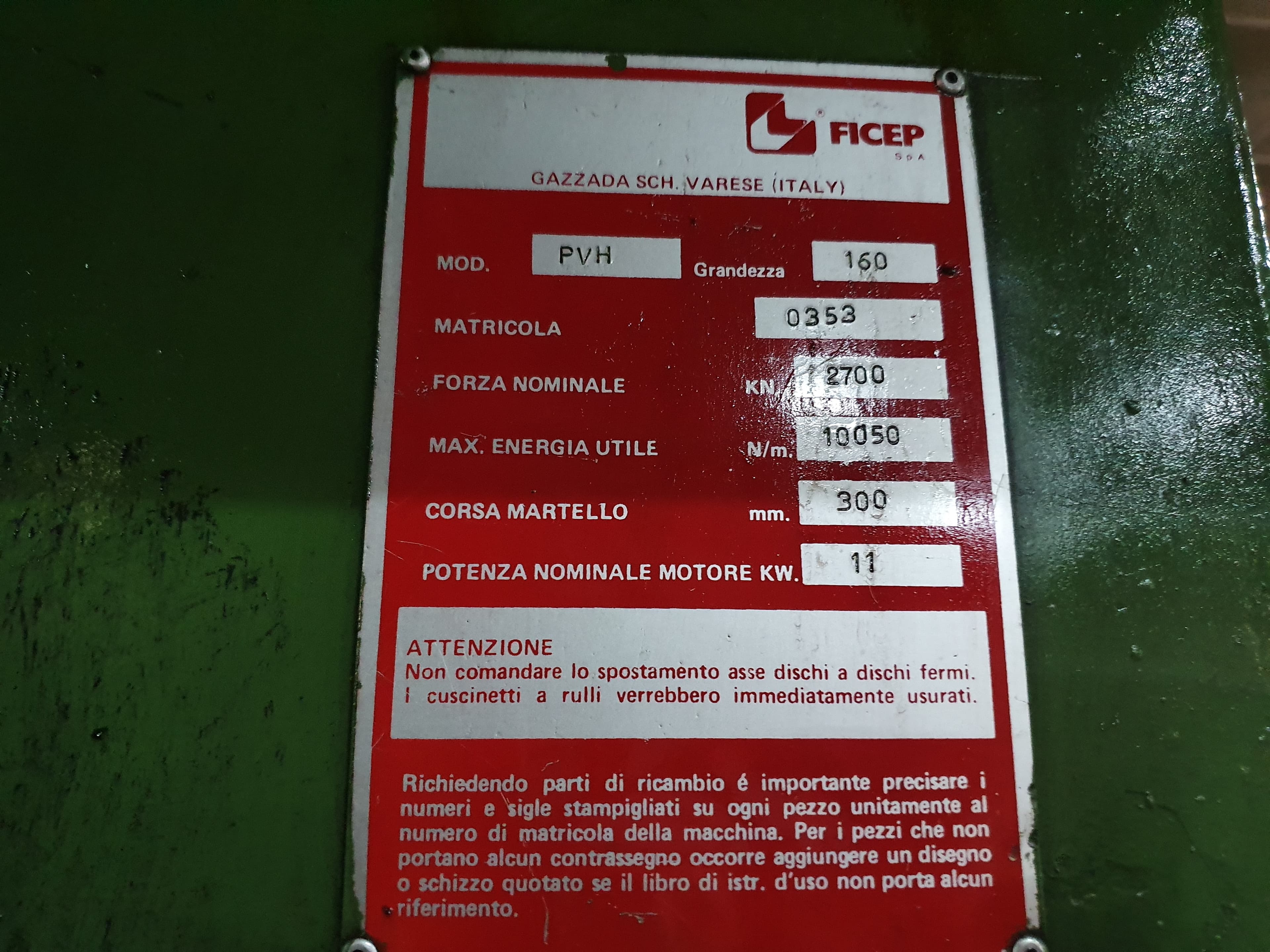 Prensa Ficep PVH · Forno Maestri — imagem 10