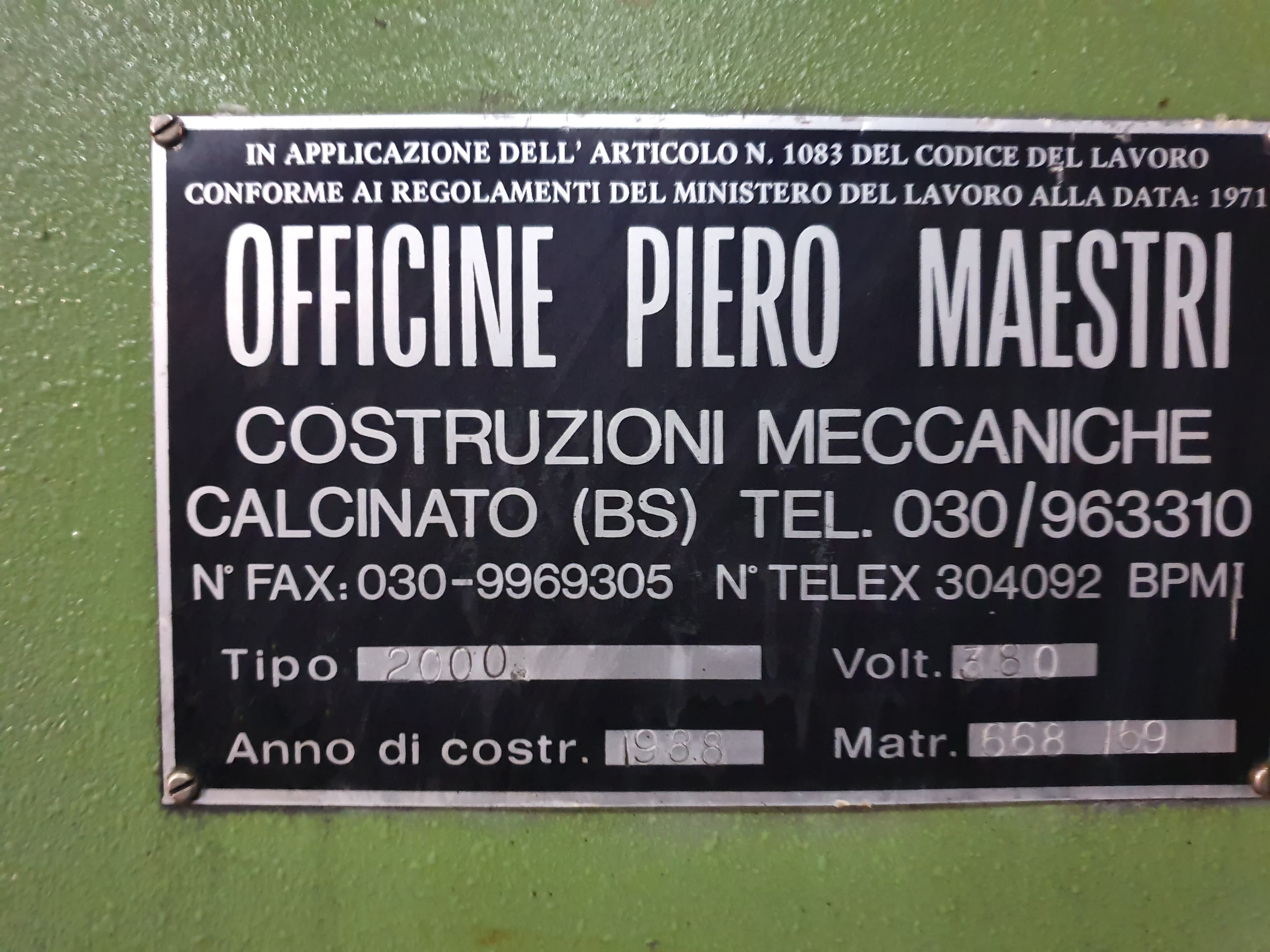 Ficep PVH Press · Maestri Oven — image 6