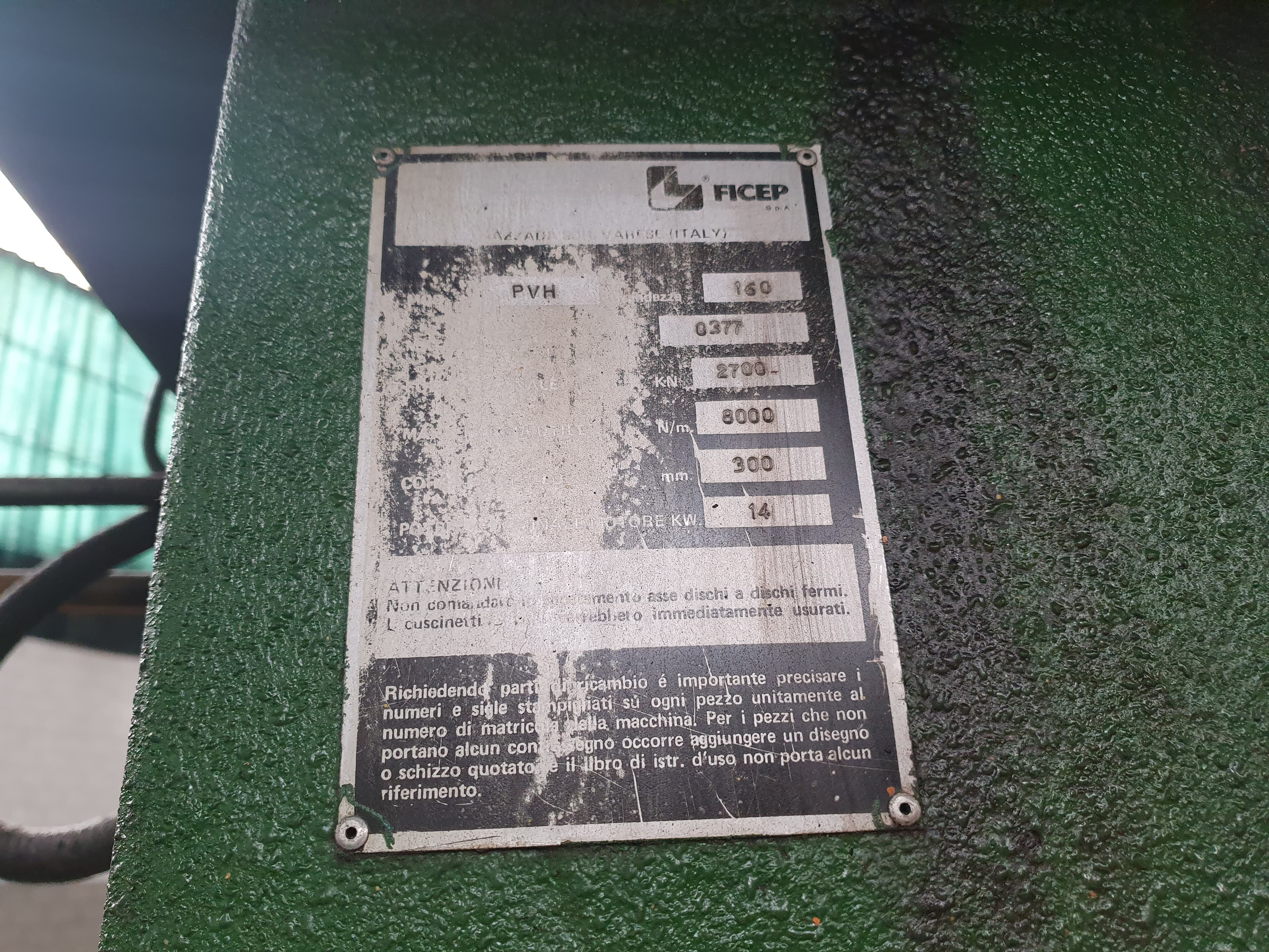 Prensa Ficep PVS · Forno Maestri — imagem 4