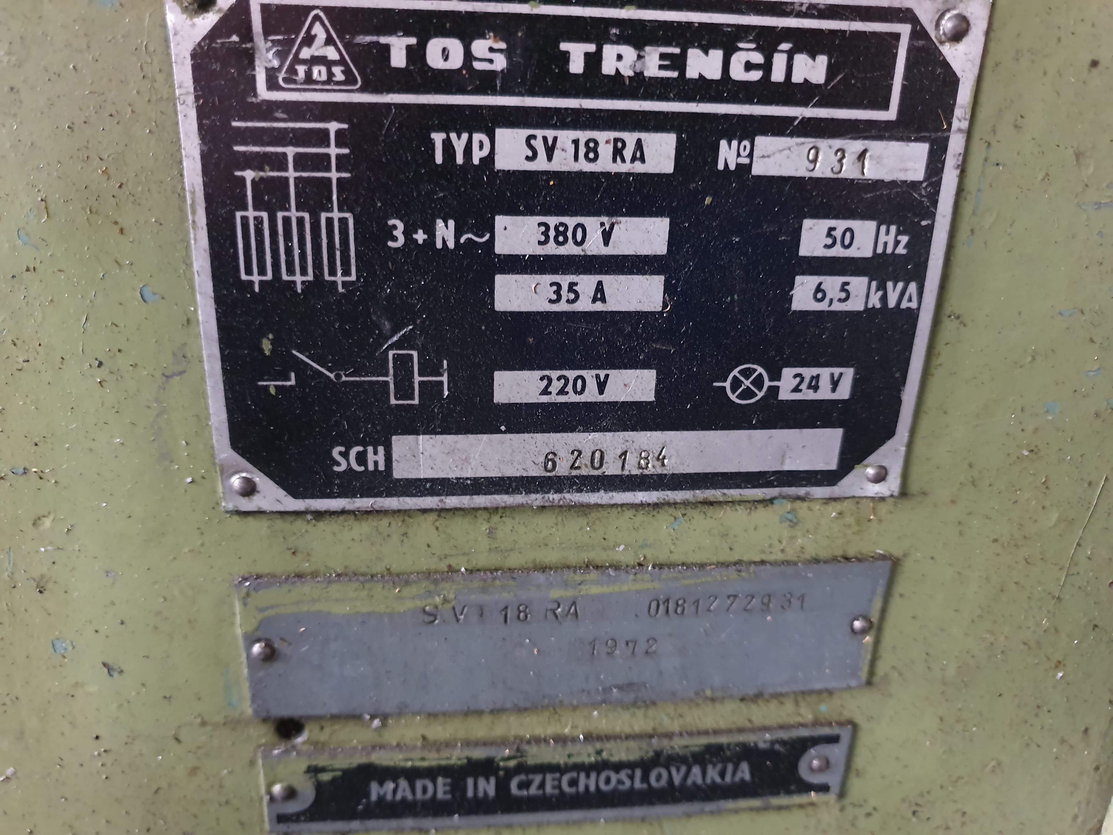 Torno Mecânico TOS Trencin SV 18 RA — imagem 5