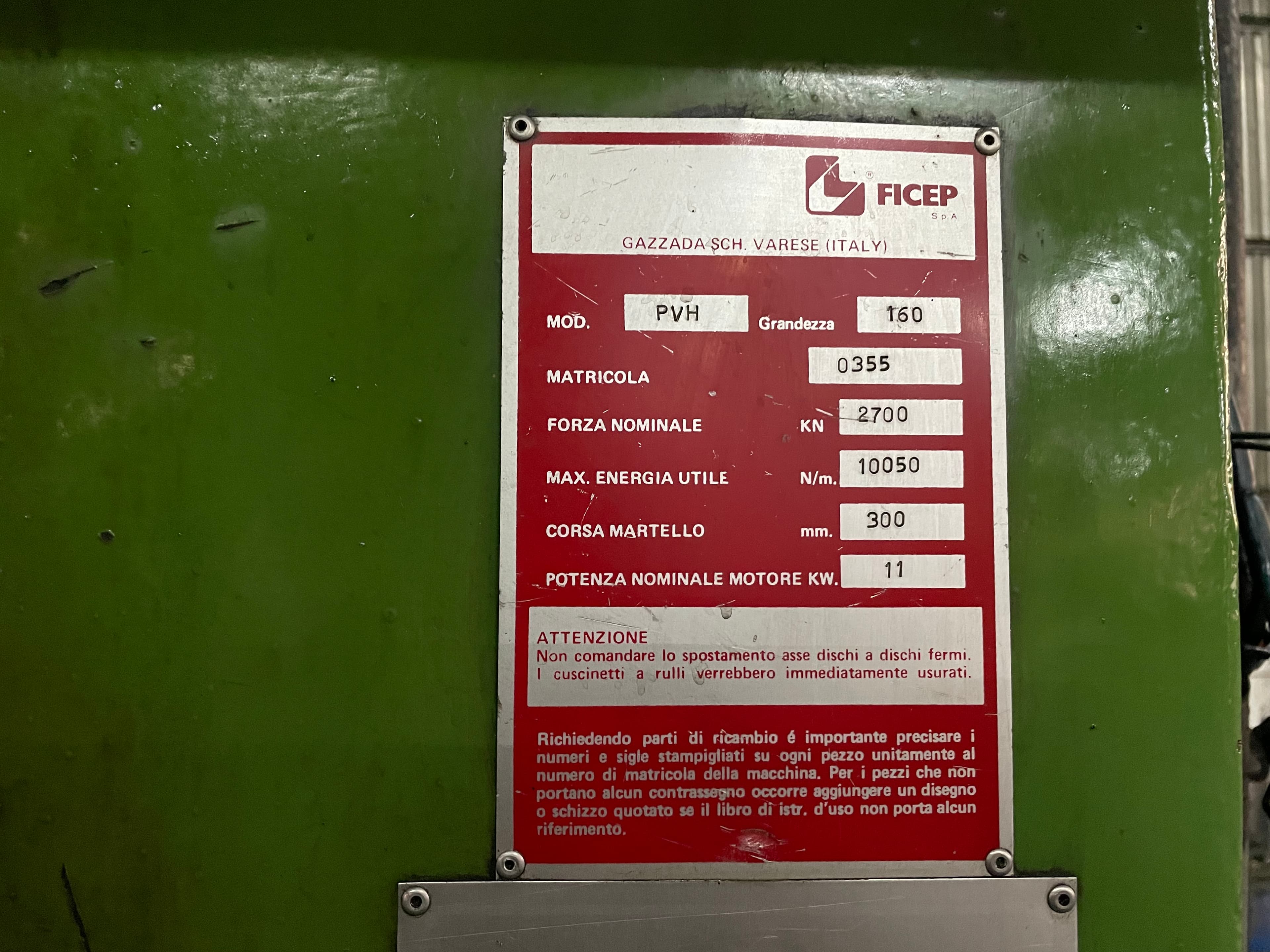 Prensa Ficep PVH · Forno Maestri 2000 — imagem 6