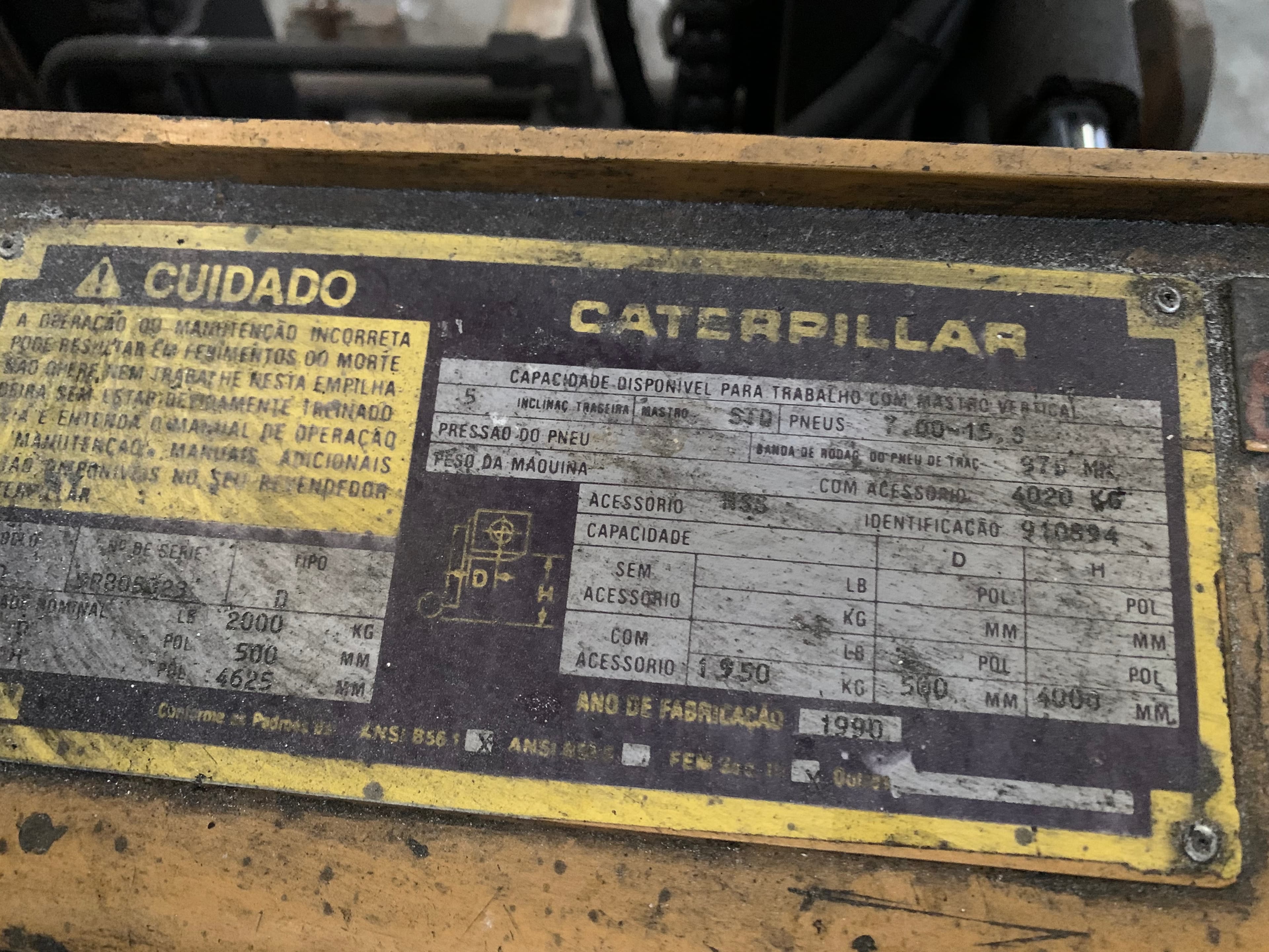 Empilhador Caterpillar 20 — imagem 10