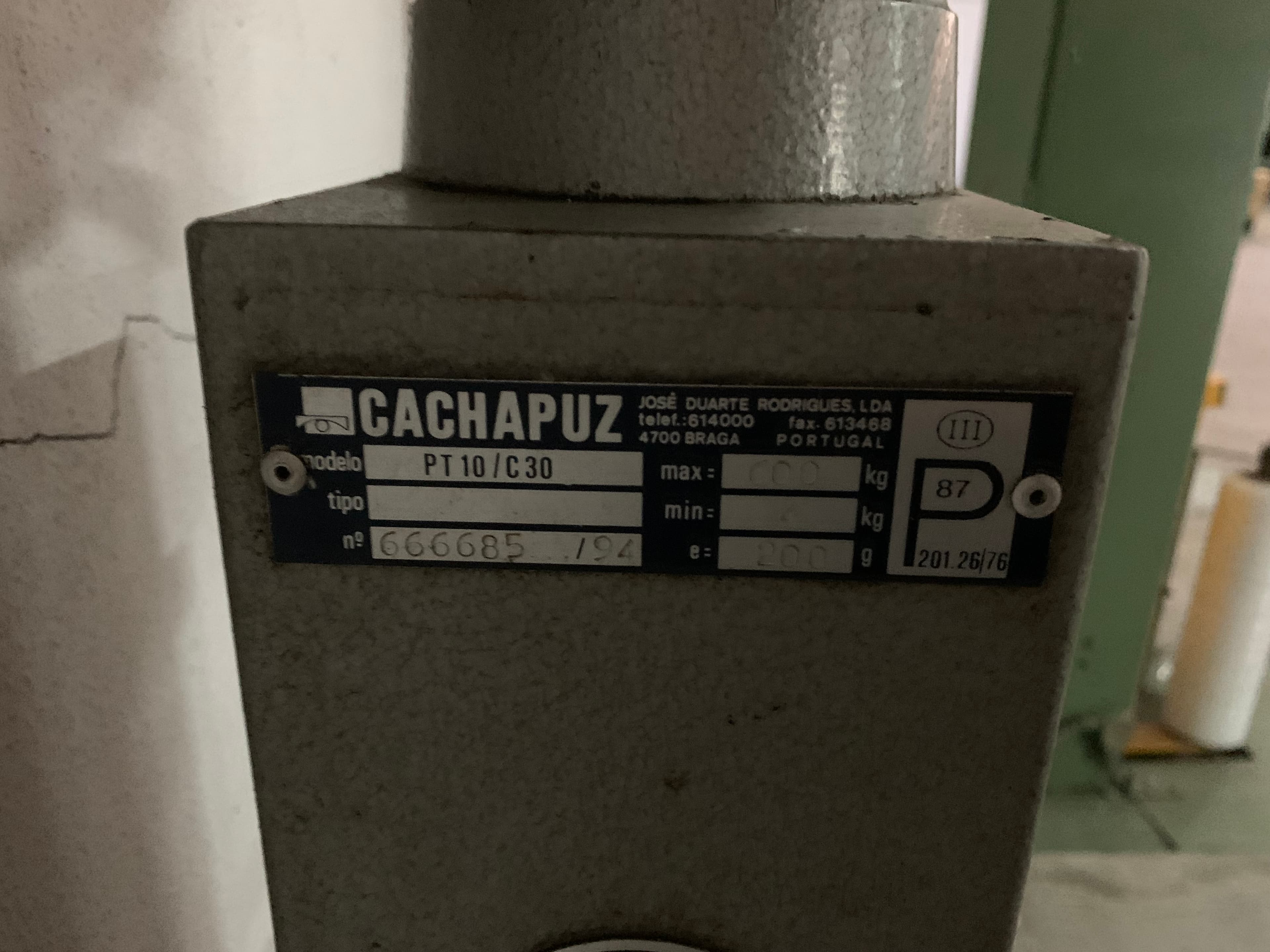 Balança Cachapuz PT 10/ C30 — imagen 5