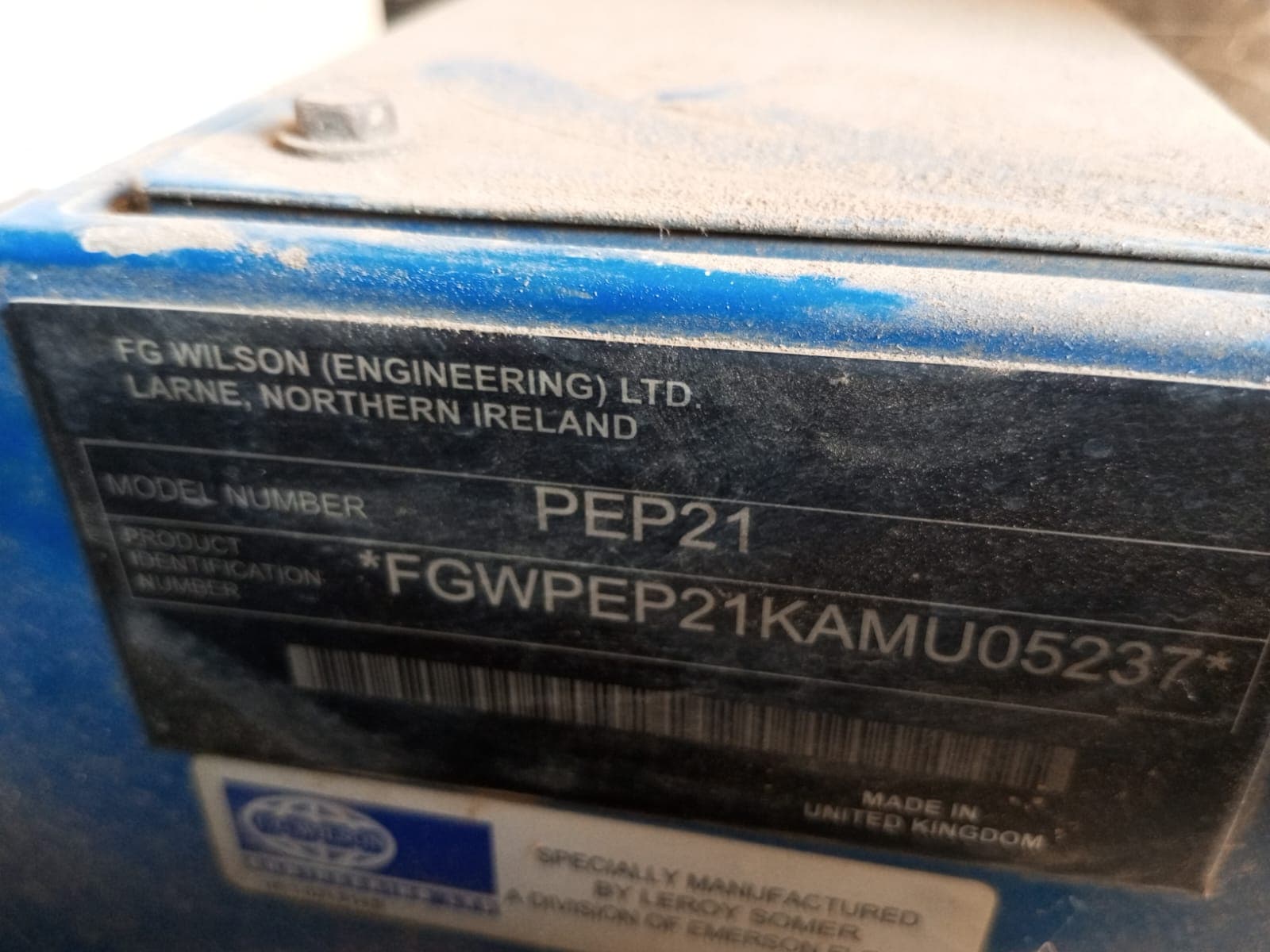 Gerador  FG WILSON PEP21 — imagem 4