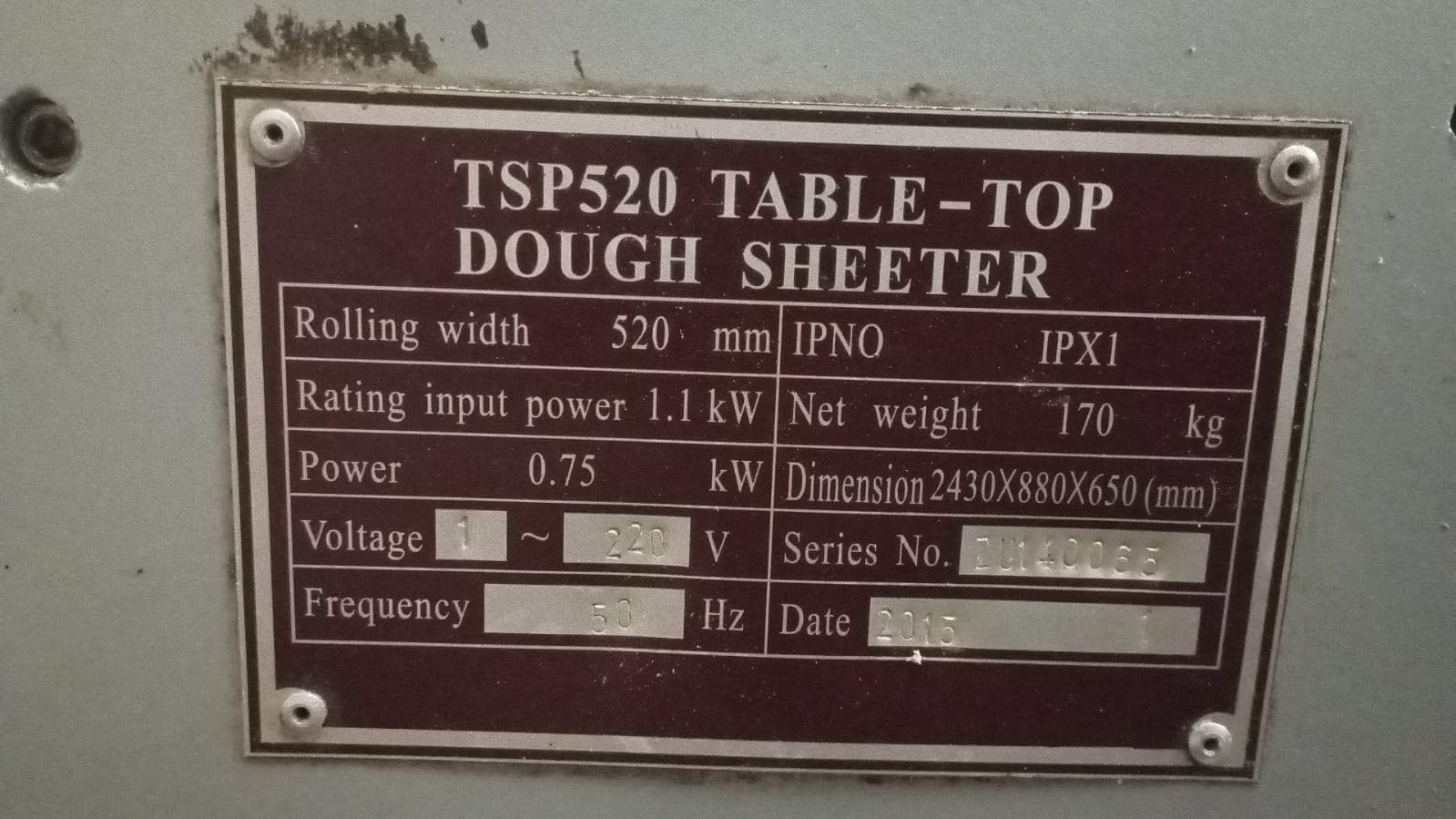 Laminador de pastelaria — image 3