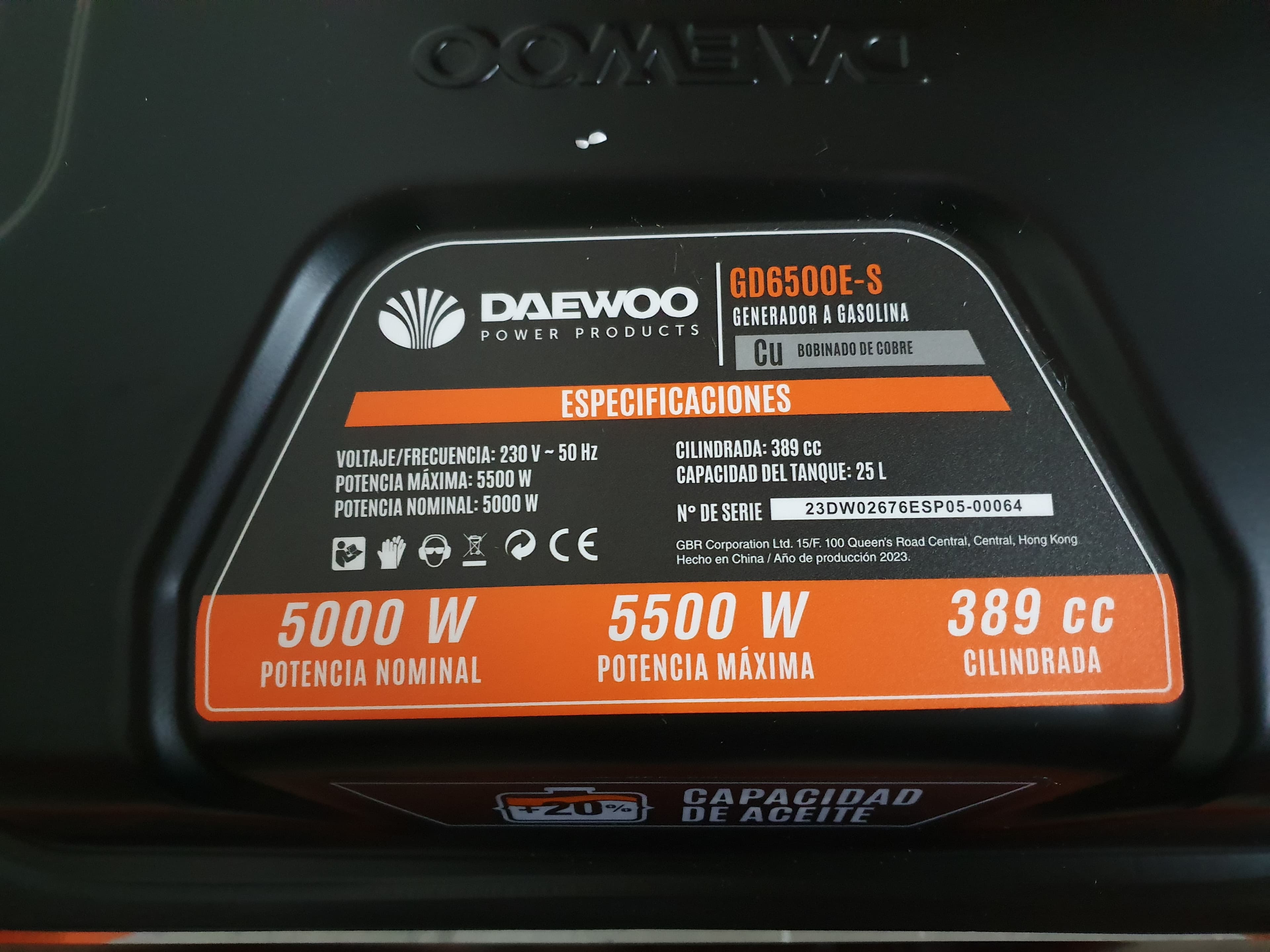 GERADOR DAEWOO — imagem 6