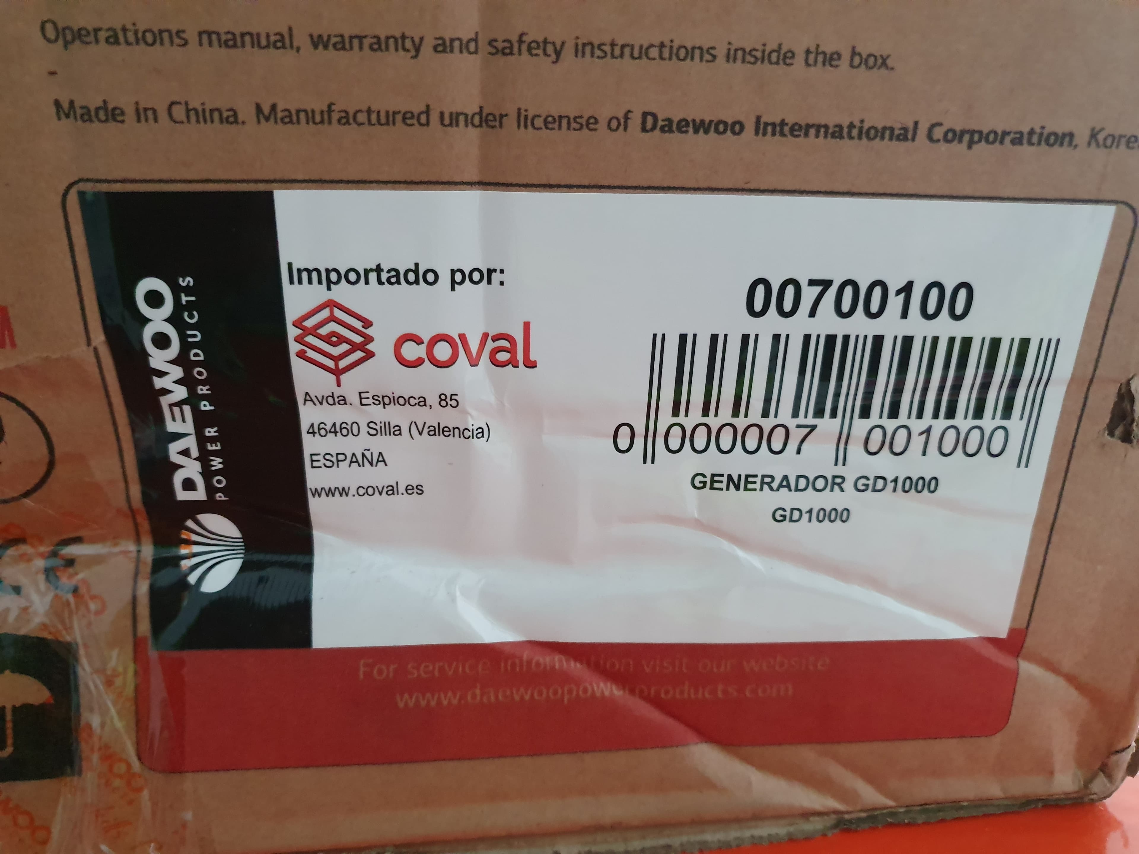 GERADOR DAEWOO — imagem 7