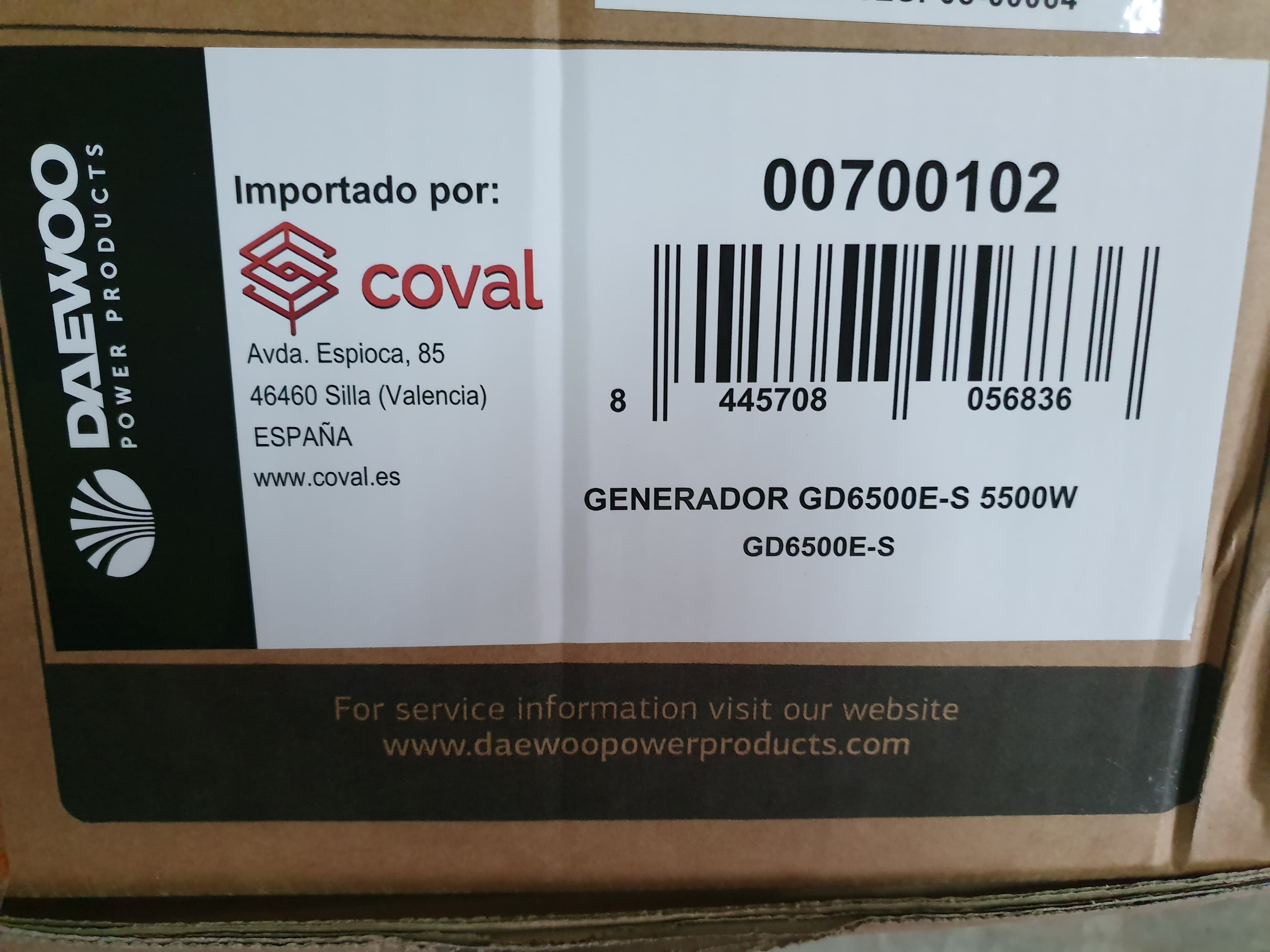 GENERADOR DAEWOO — imagen 7