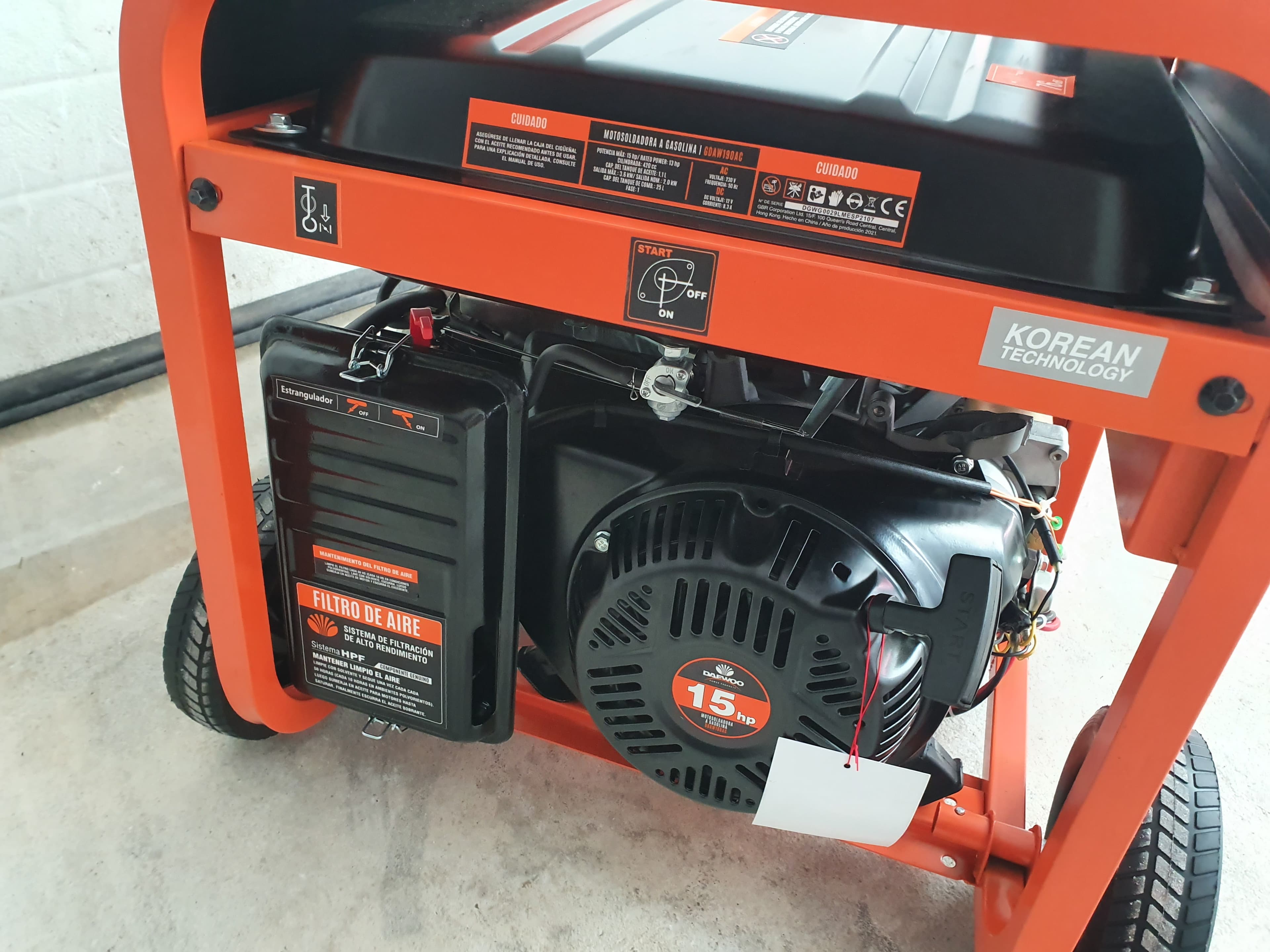 MOTO SOLDADOR GASOLINA DAEWOO — imagem 5