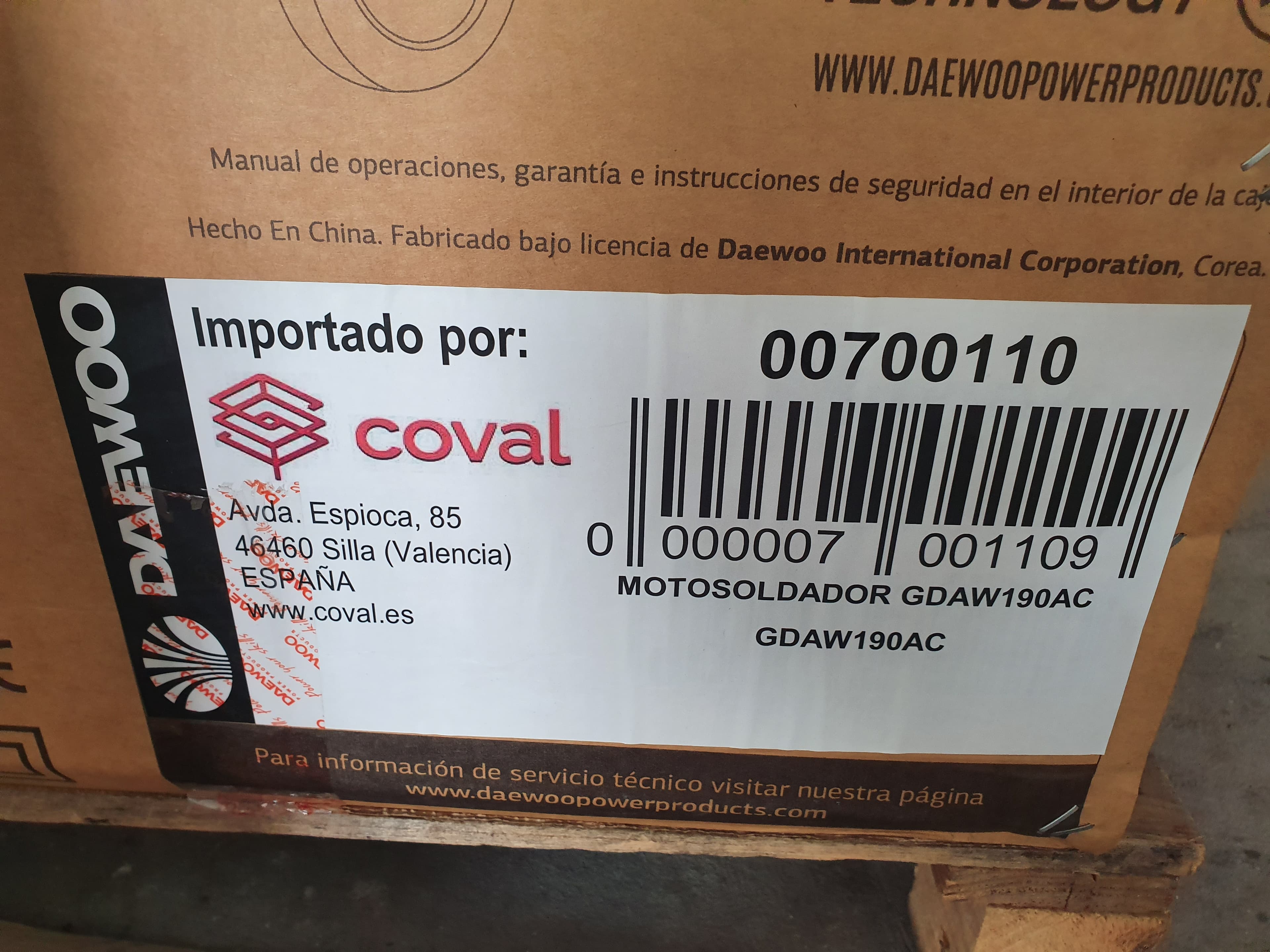 MOTO SOLDADOR GASOLINA DAEWOO — imagem 7
