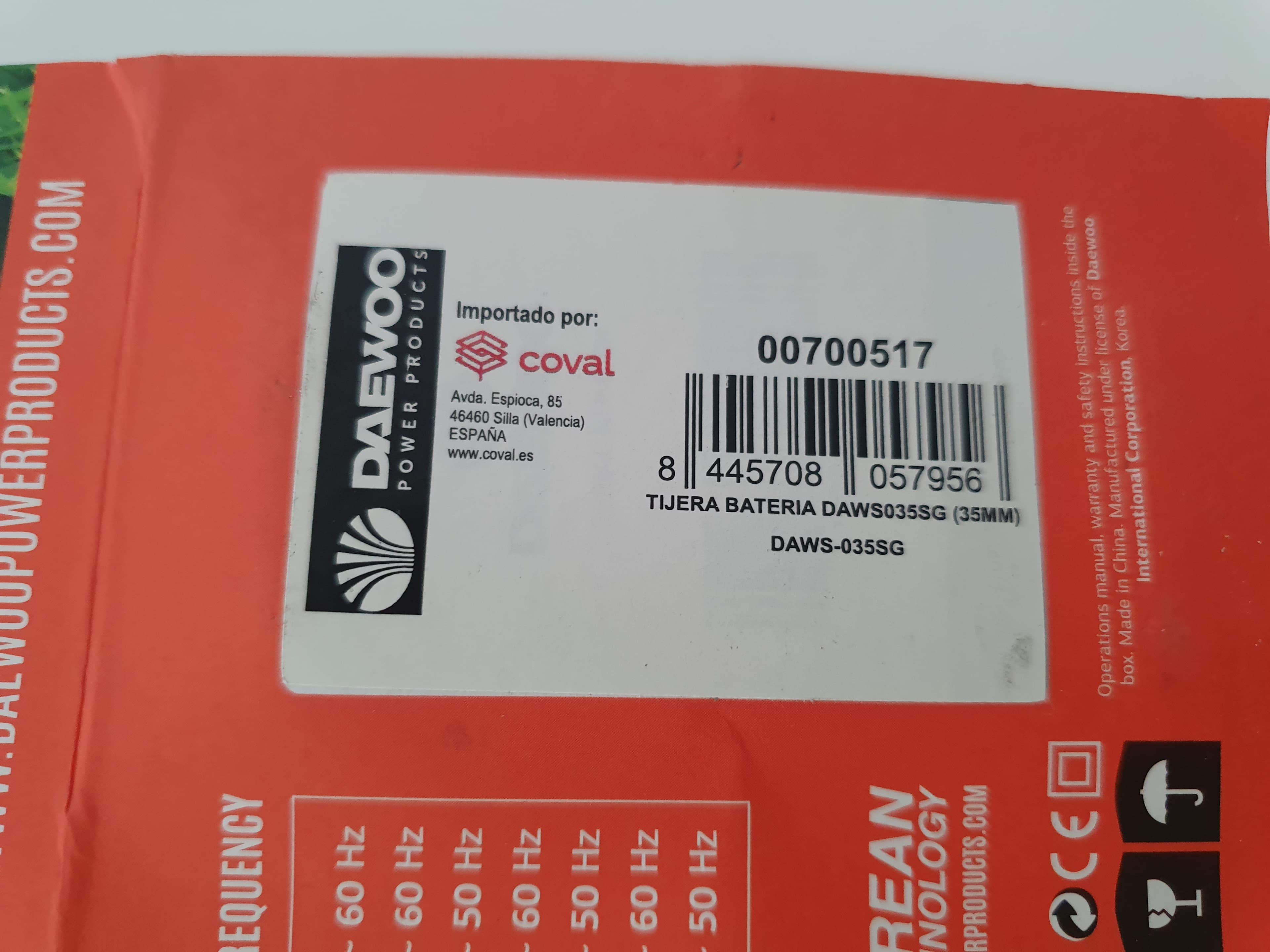 TESOURA A BATERIA DAEWOO — imagem 5