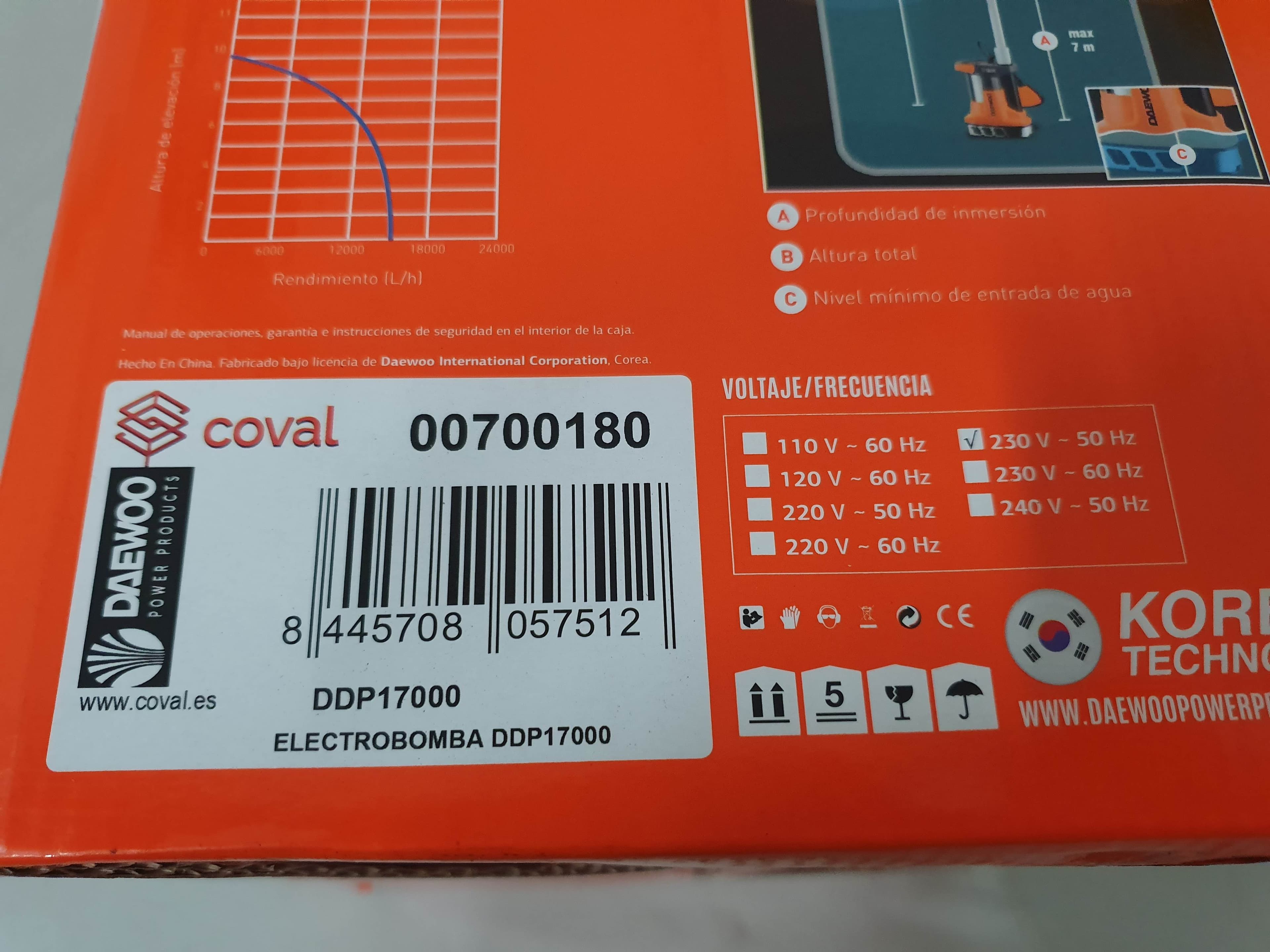 ELECTROBOMBA SUBSMERSÍVEL DAEWOO — imagem 5