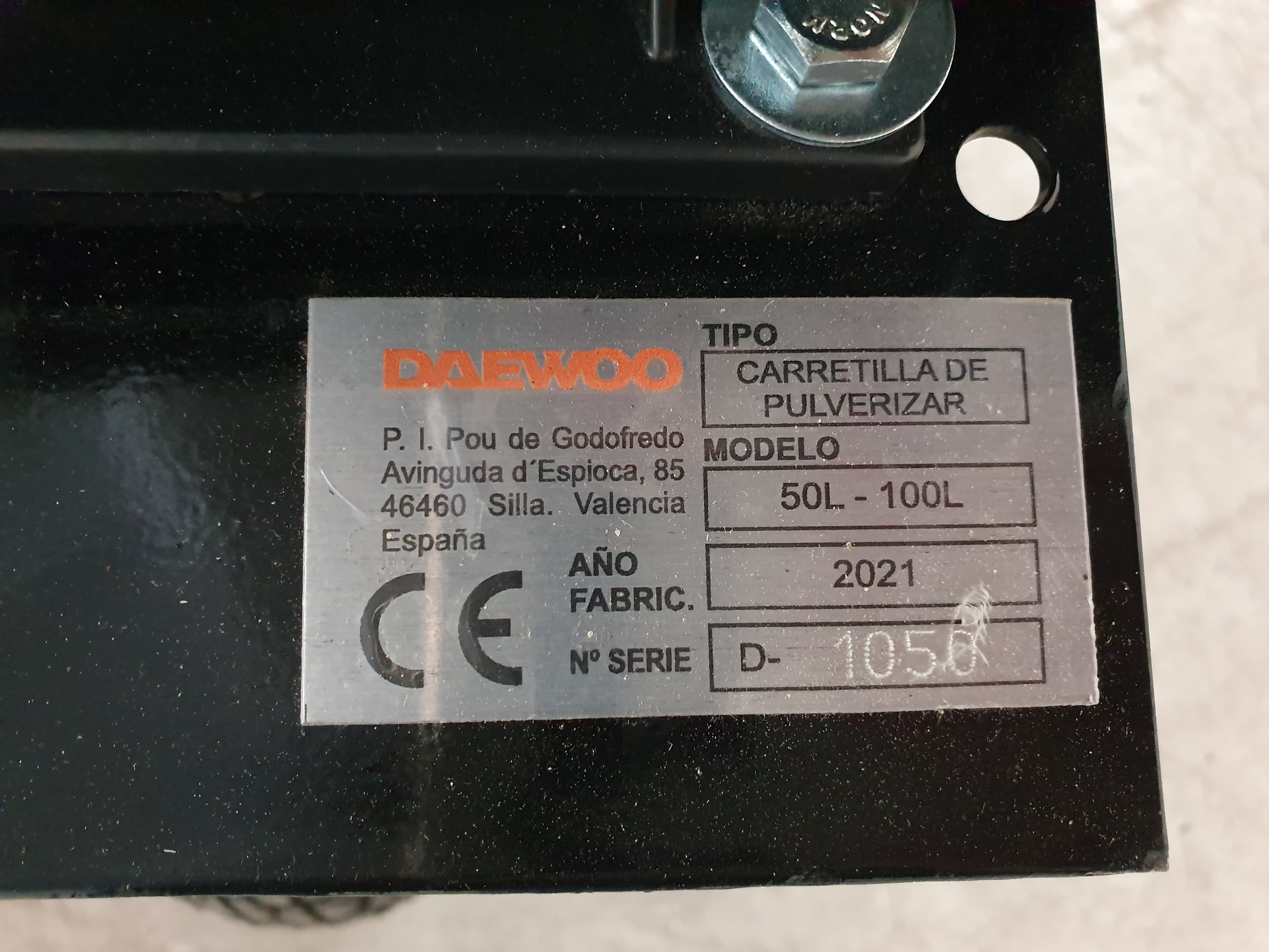 CARRINHO PULVERIZADOR — imagem 5