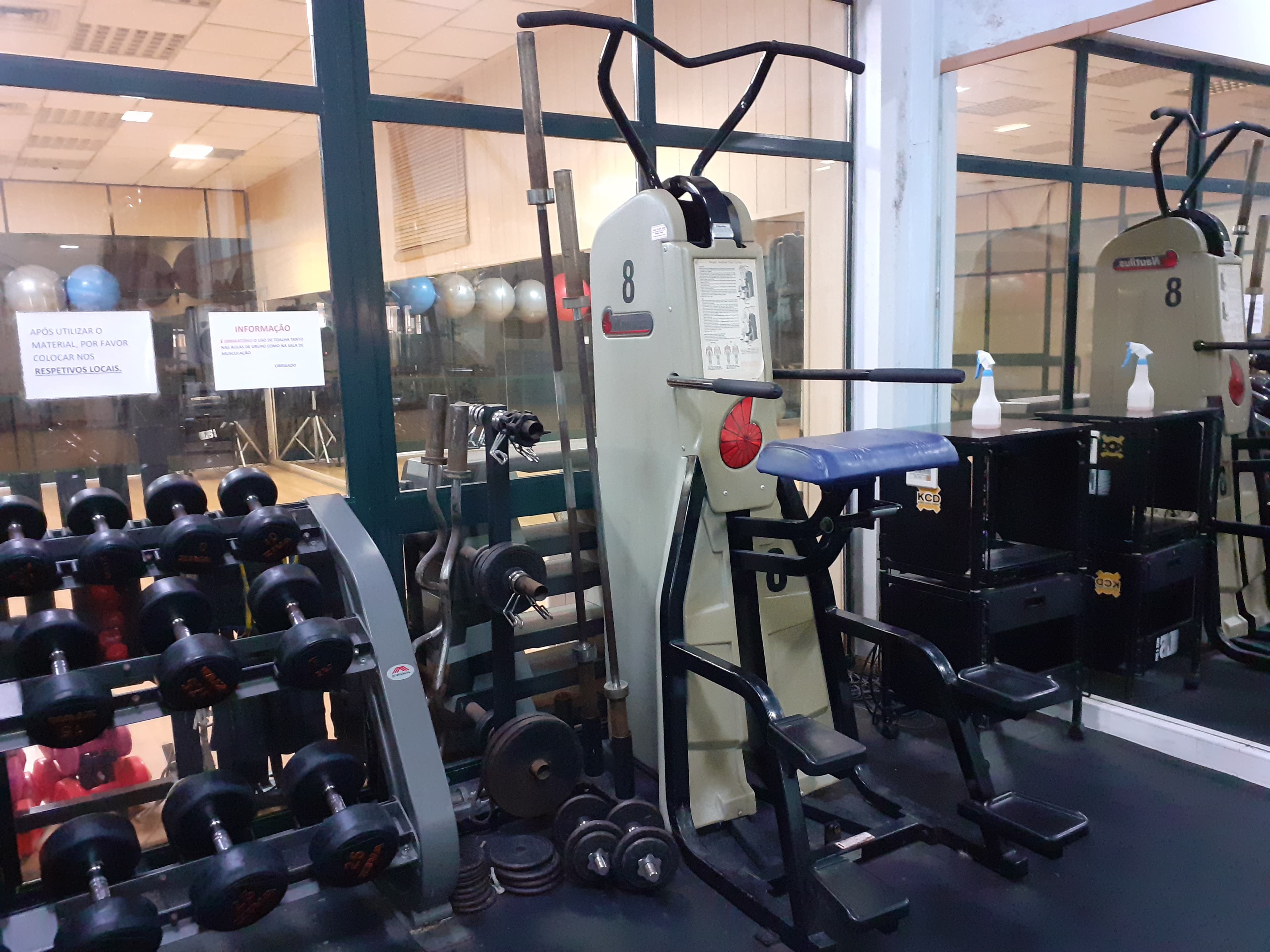 Máquina de Elevações e Dips assistidas
