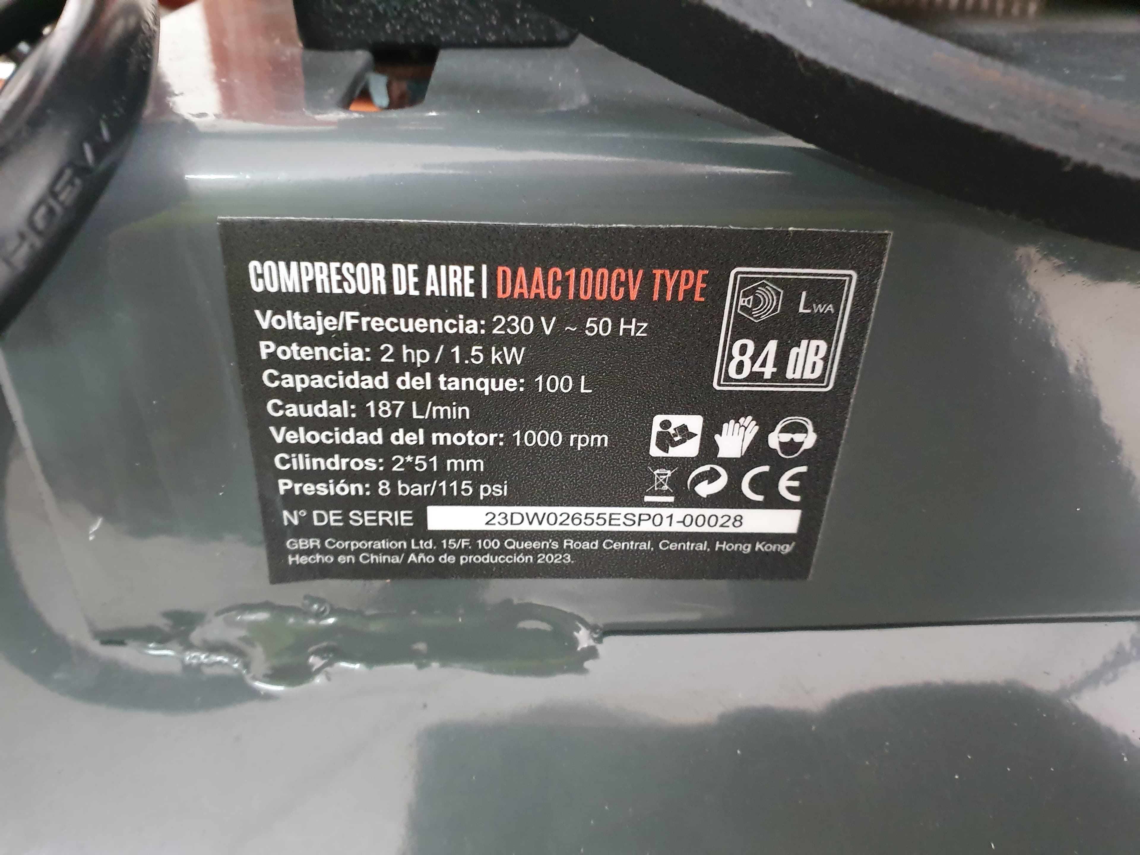 Compressor Ar 100 LTS DAEWOO — imagem 5