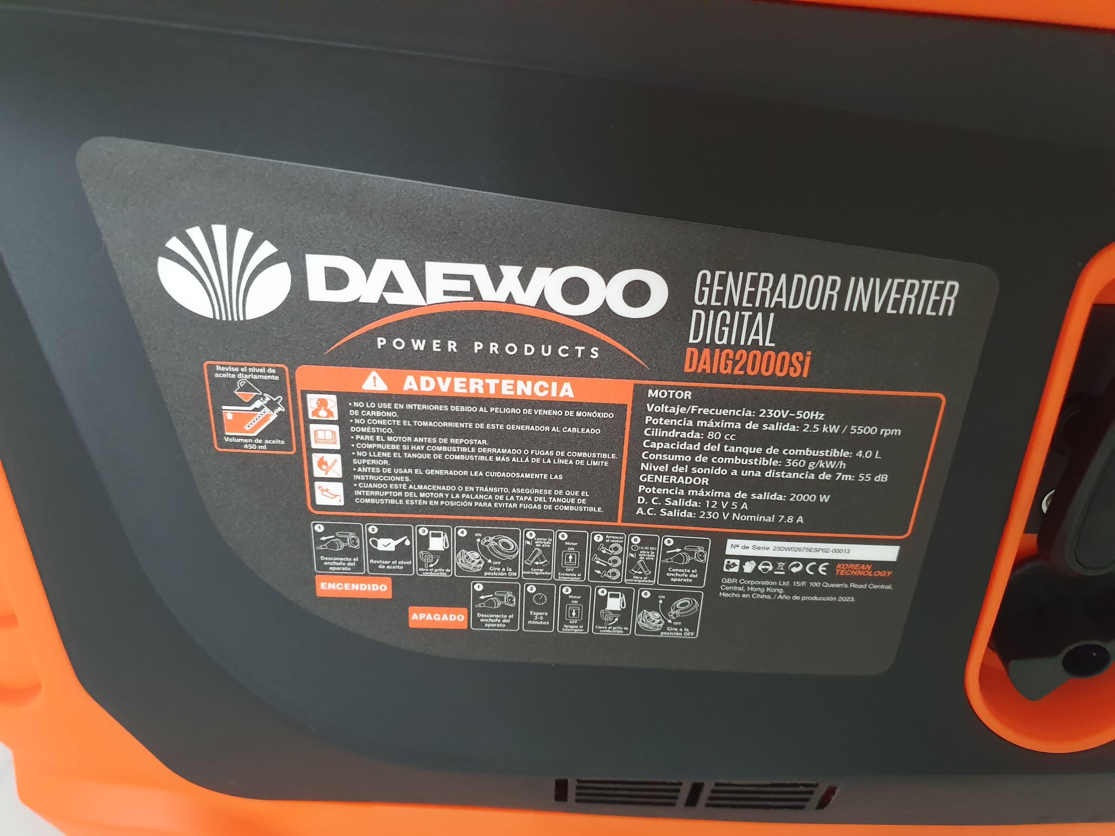 Gerador Inverter DAEWOO — image 5