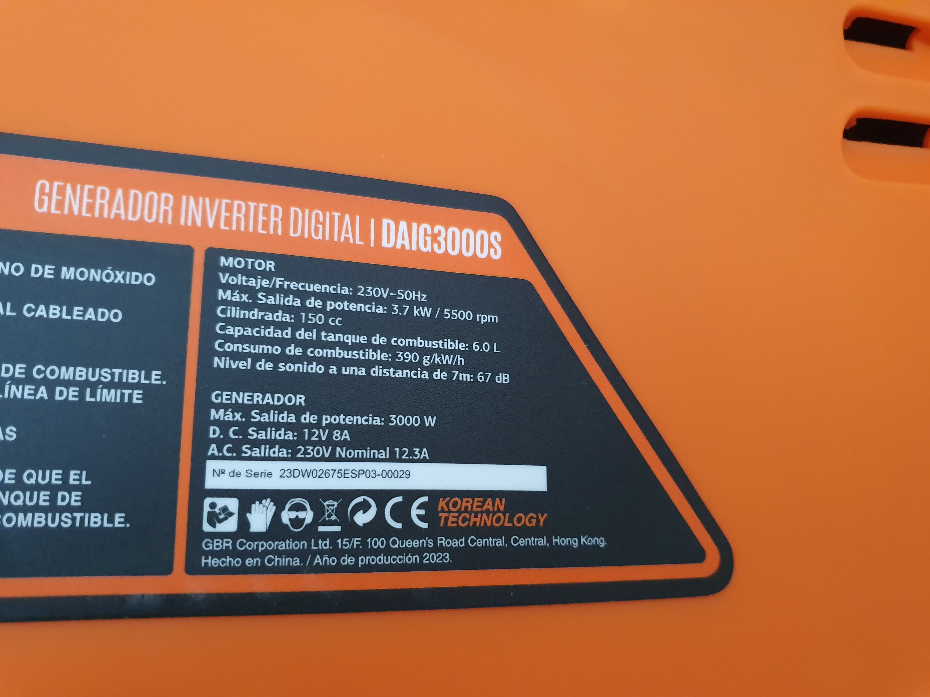 Gerador Inverter DAEWOO — imagem 7
