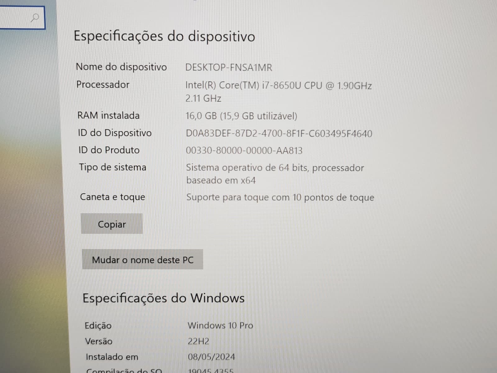 Portátil Lenovo ThinkPad X1 Carbon de 6ª Geração — imagen 8