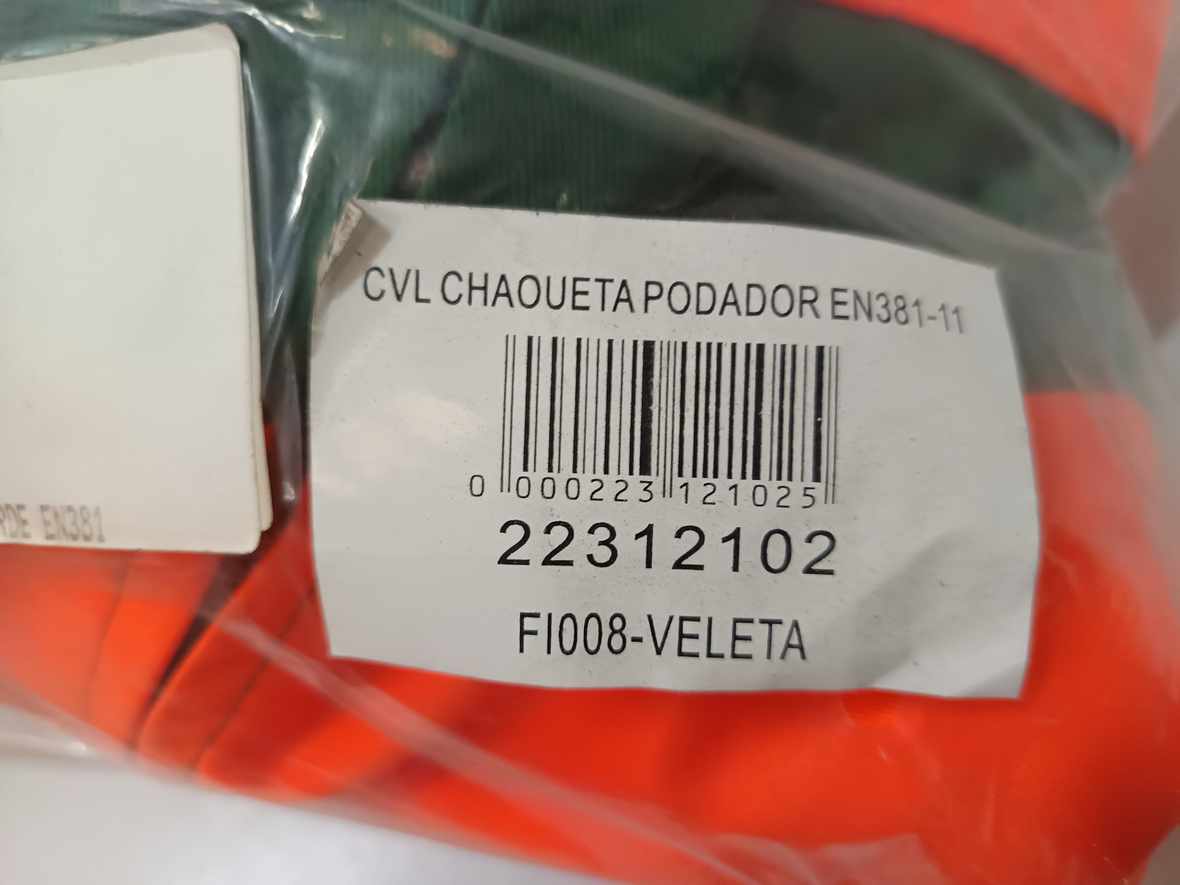CASACO ANTI CORTE FLORESTAL — imagen 6