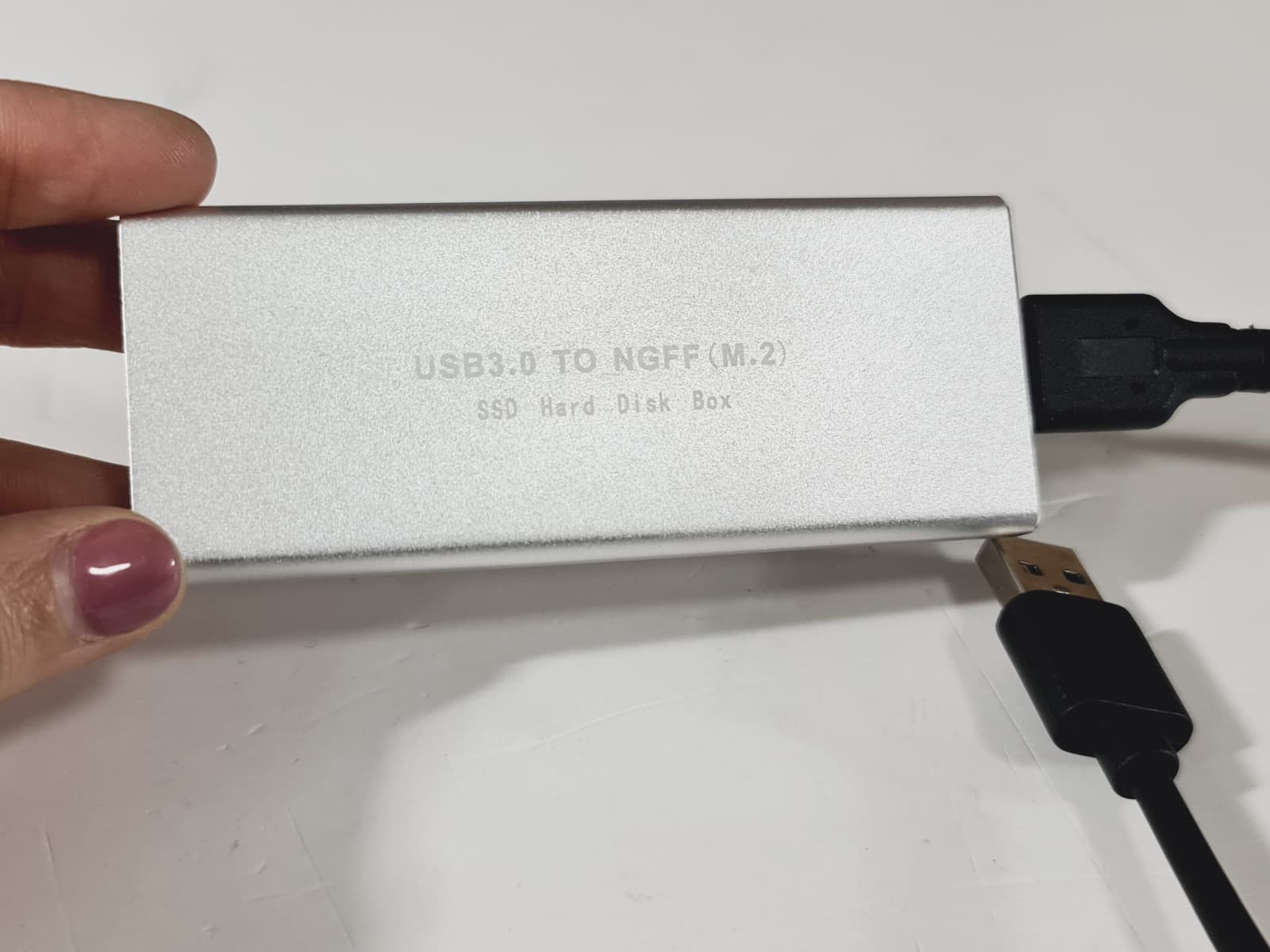 Adaptador Conversor Com Disco 128GB M.2 — imagem 3