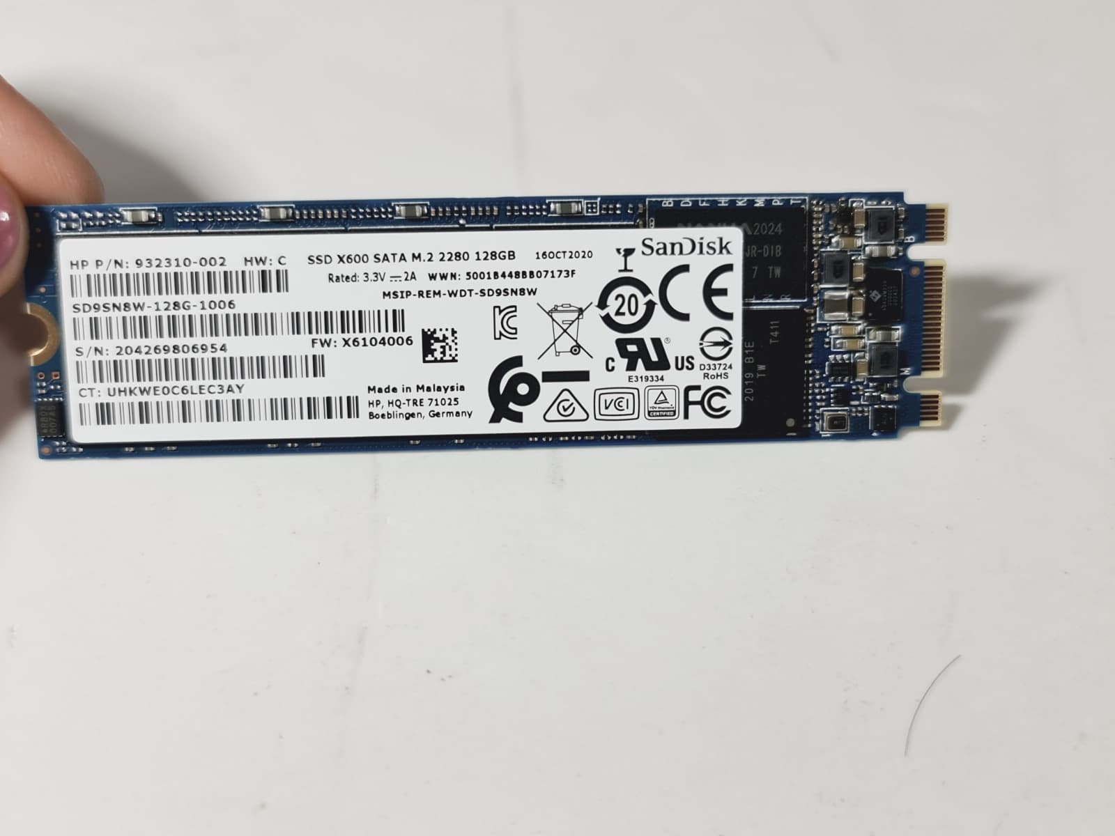 Adaptador Conversor Com Disco 128GB M.2 — imagem 6