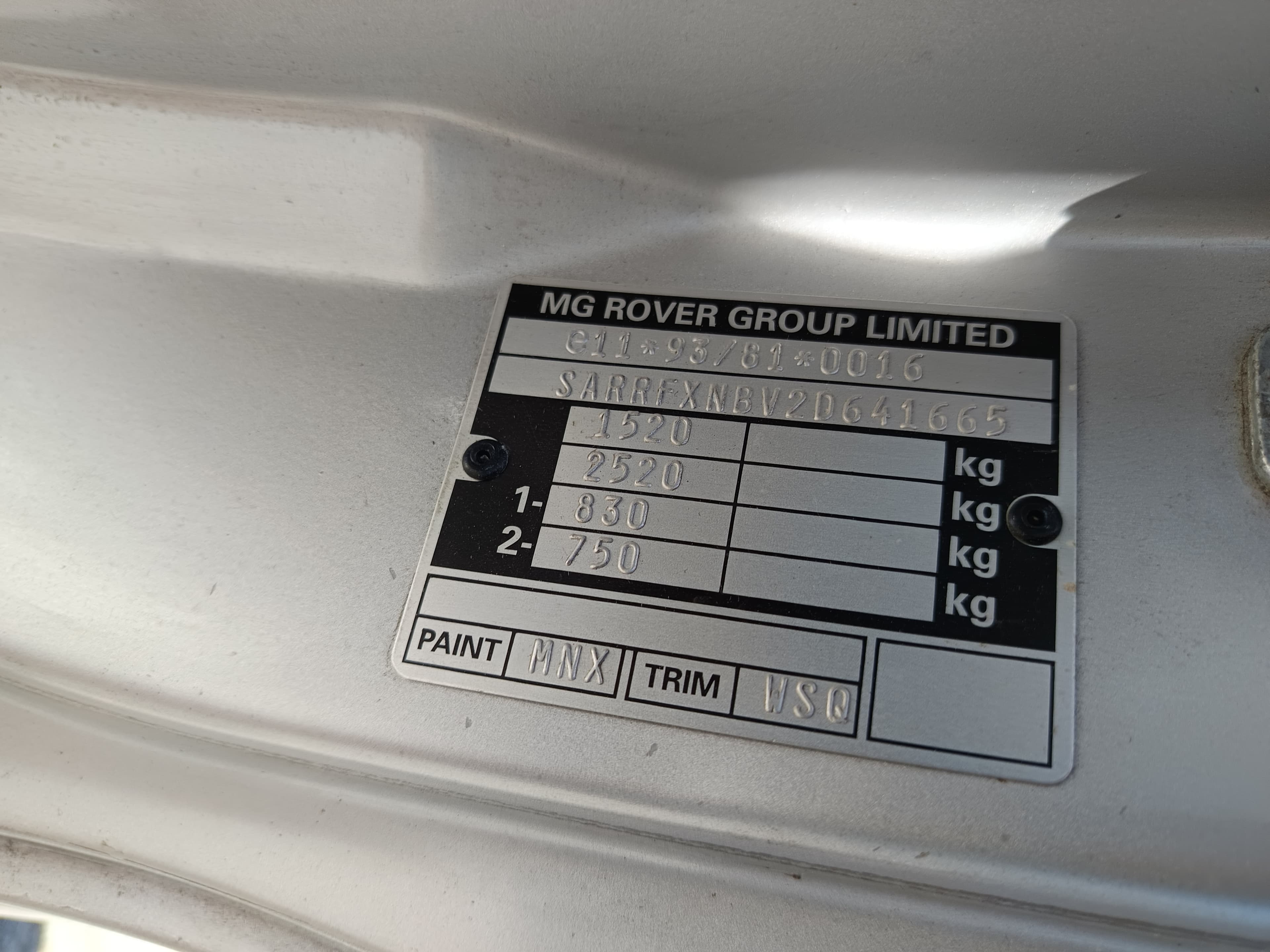 MG ZR · 2002 — imagem 12