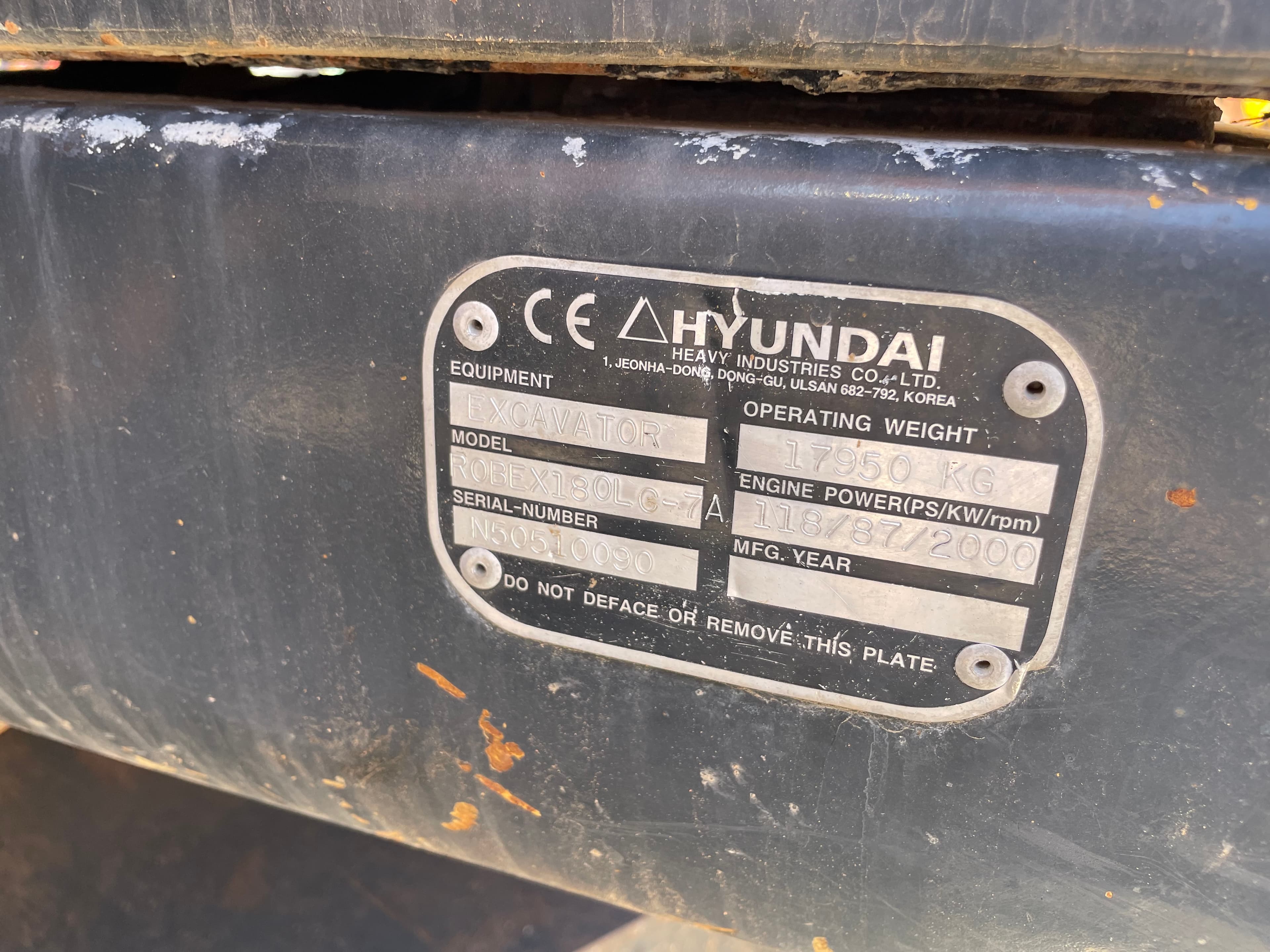 Escavadora Rastos Hyundai — imagen 9