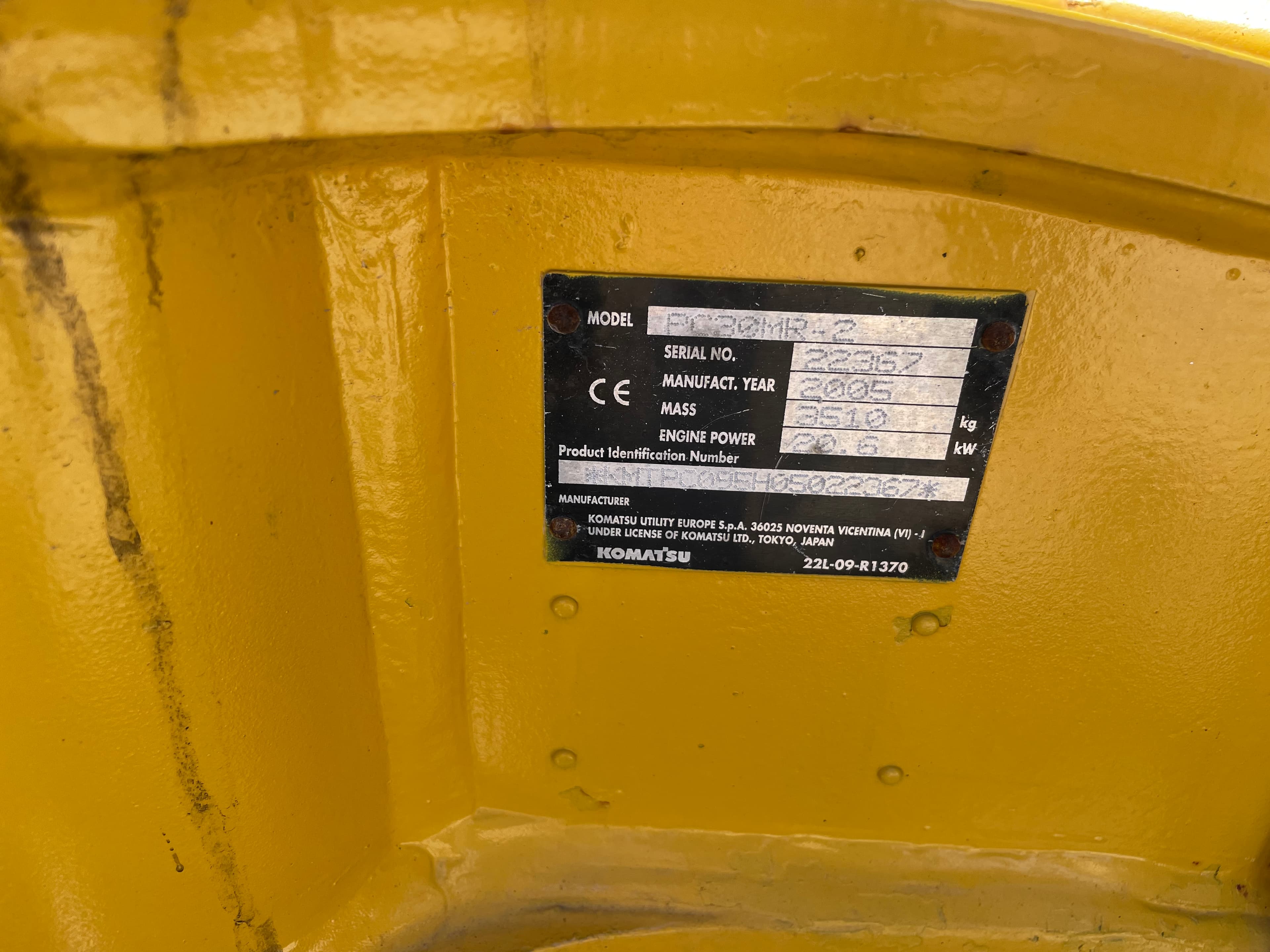 Mini Giratória Komatsu — imagem 6