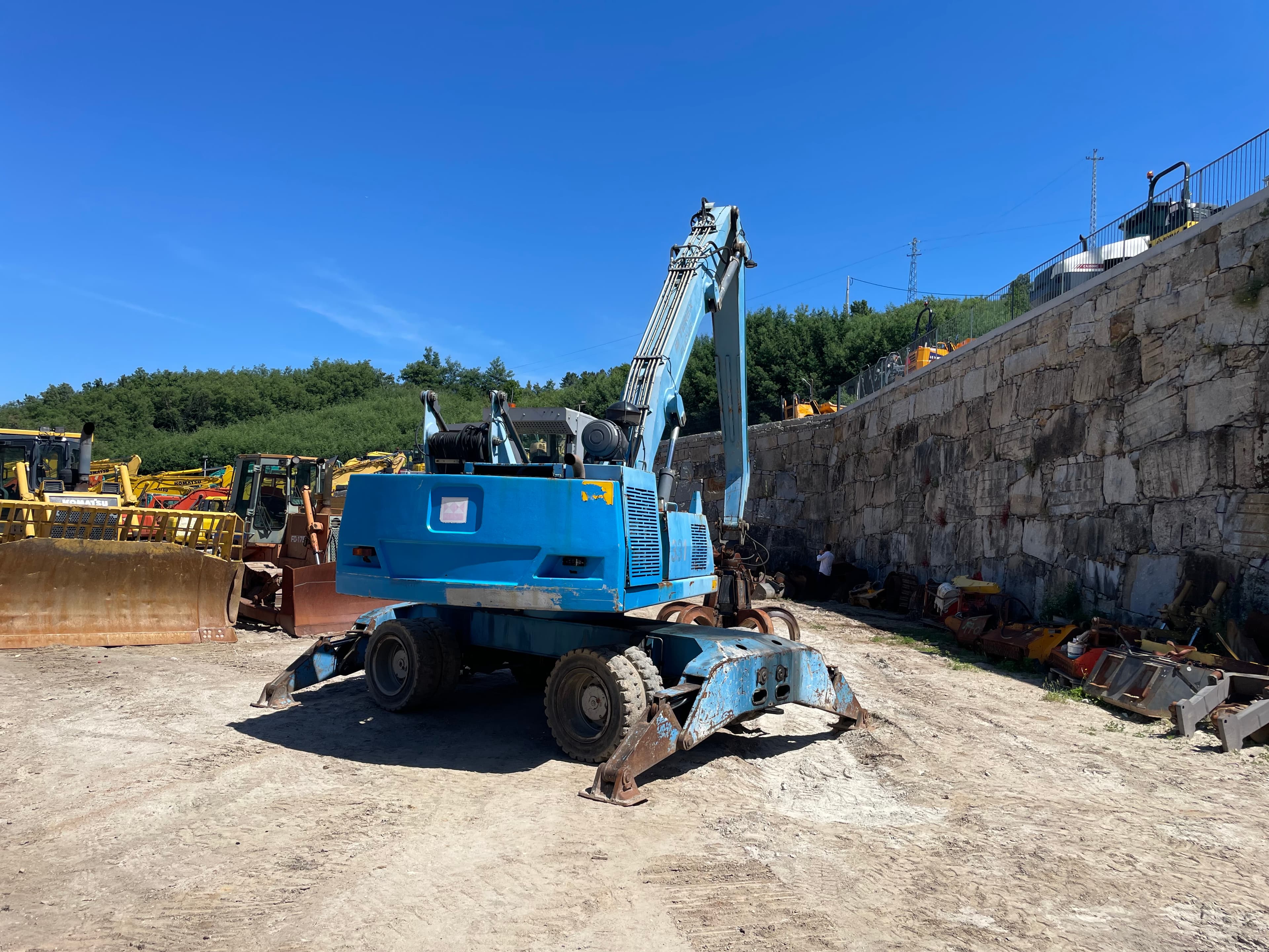 Escavadora Rodas Terex — image 2