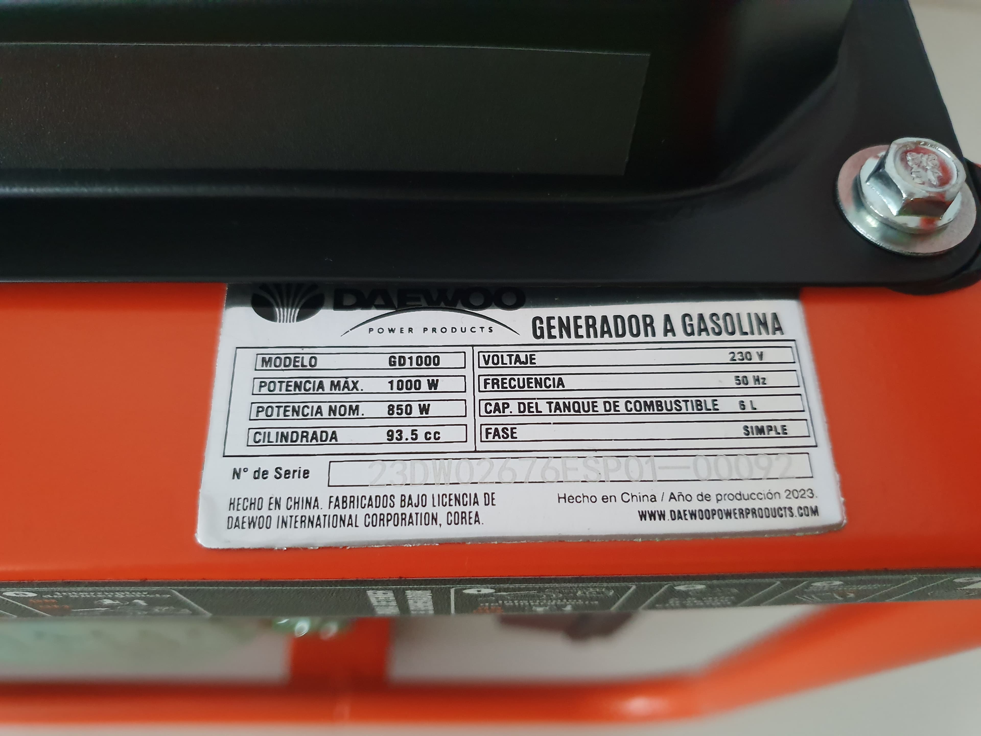 GERADOR DAEWOO — imagem 6