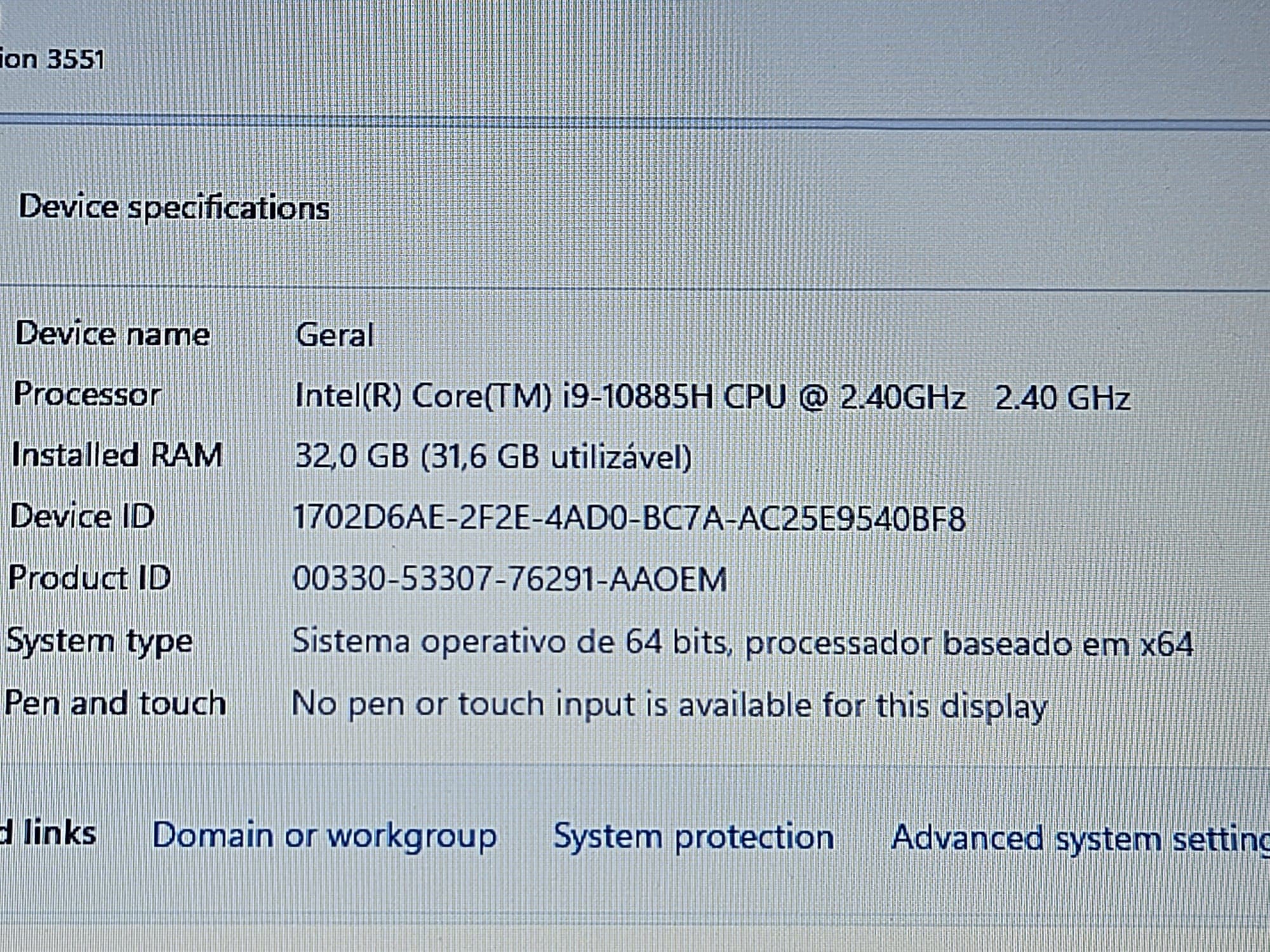 Portátil Dell Precision 3551 — imagen 14