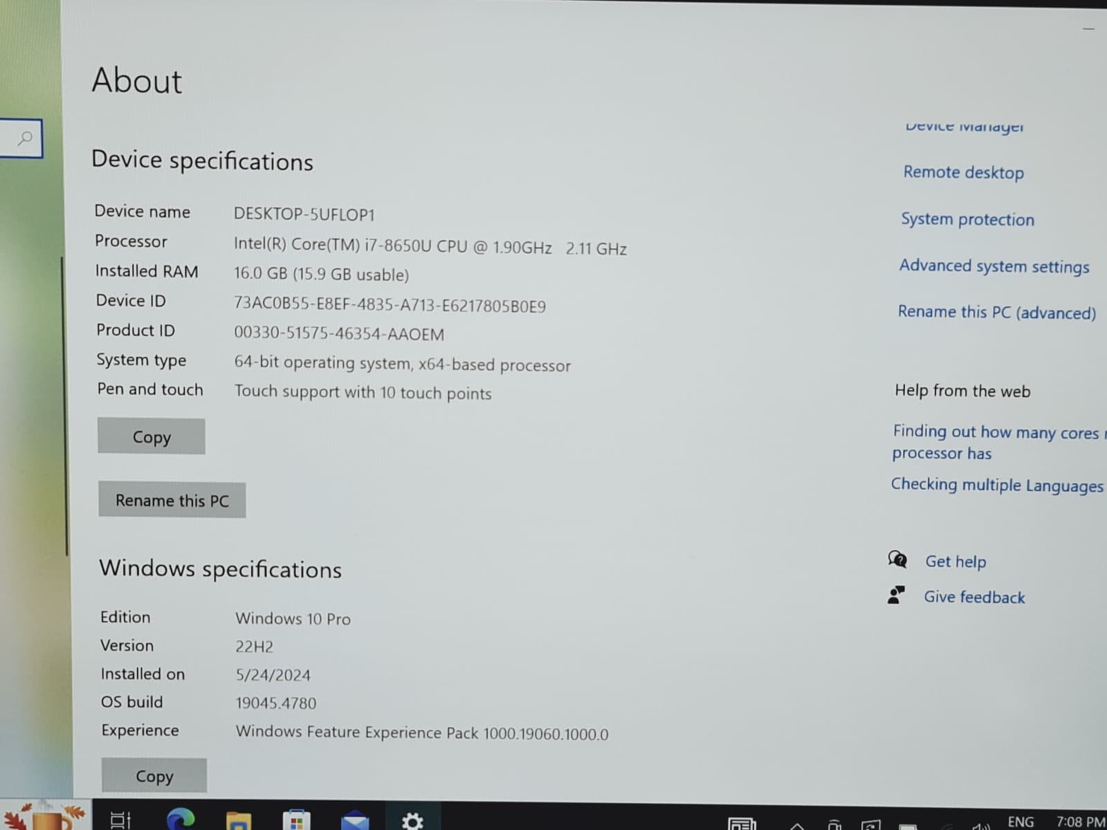 Portátil Dell Latitude 7390 — imagem 7