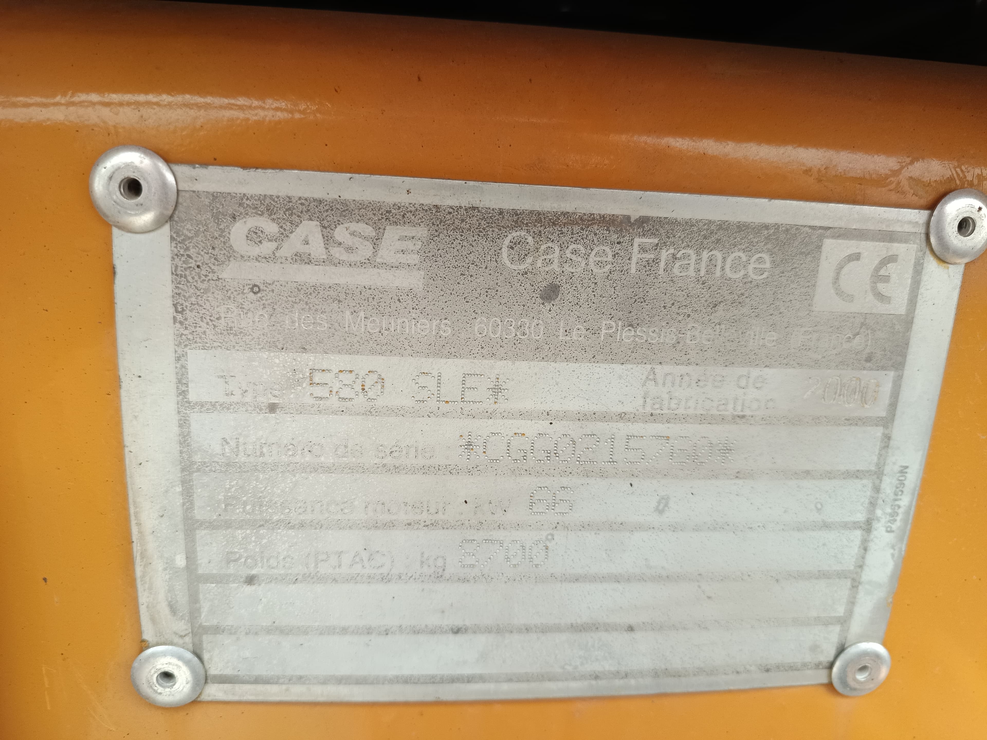 Retroescavadora Case - Ano 2000 — imagem 18