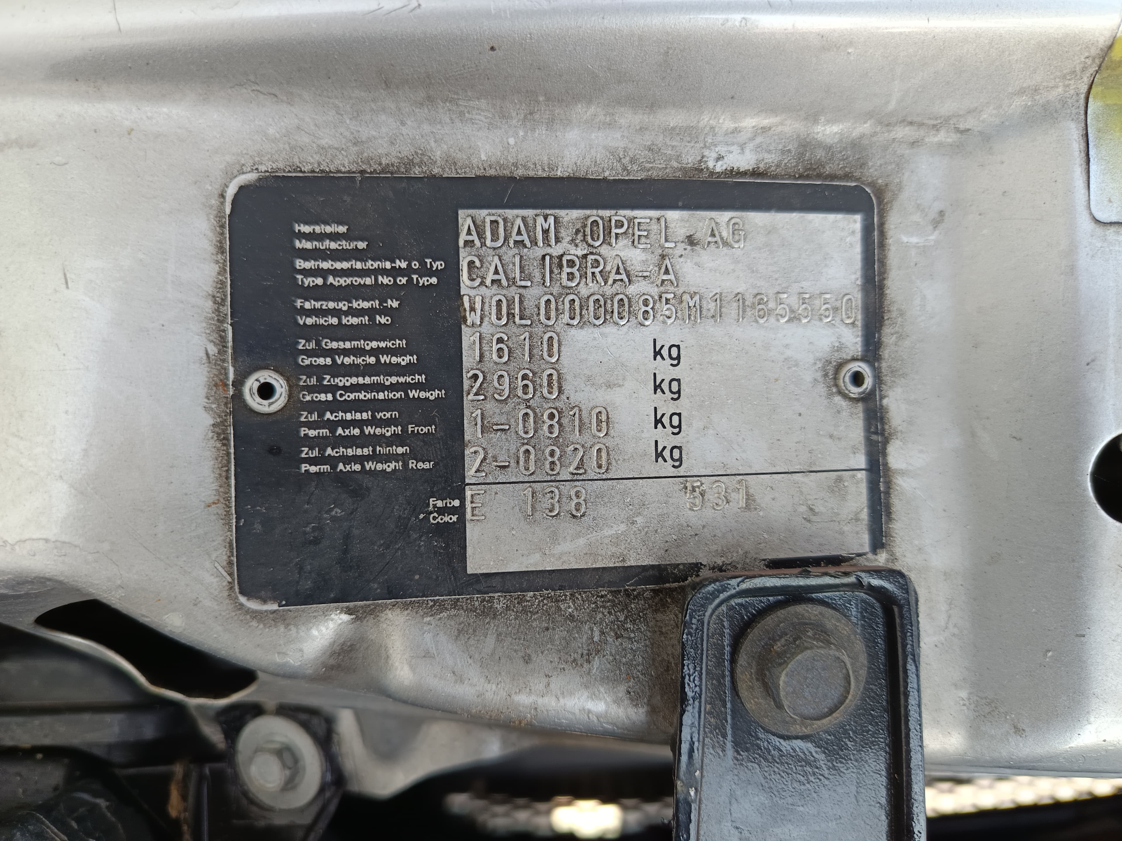 Opel Calibra A · Ano 1991 — imagen 18