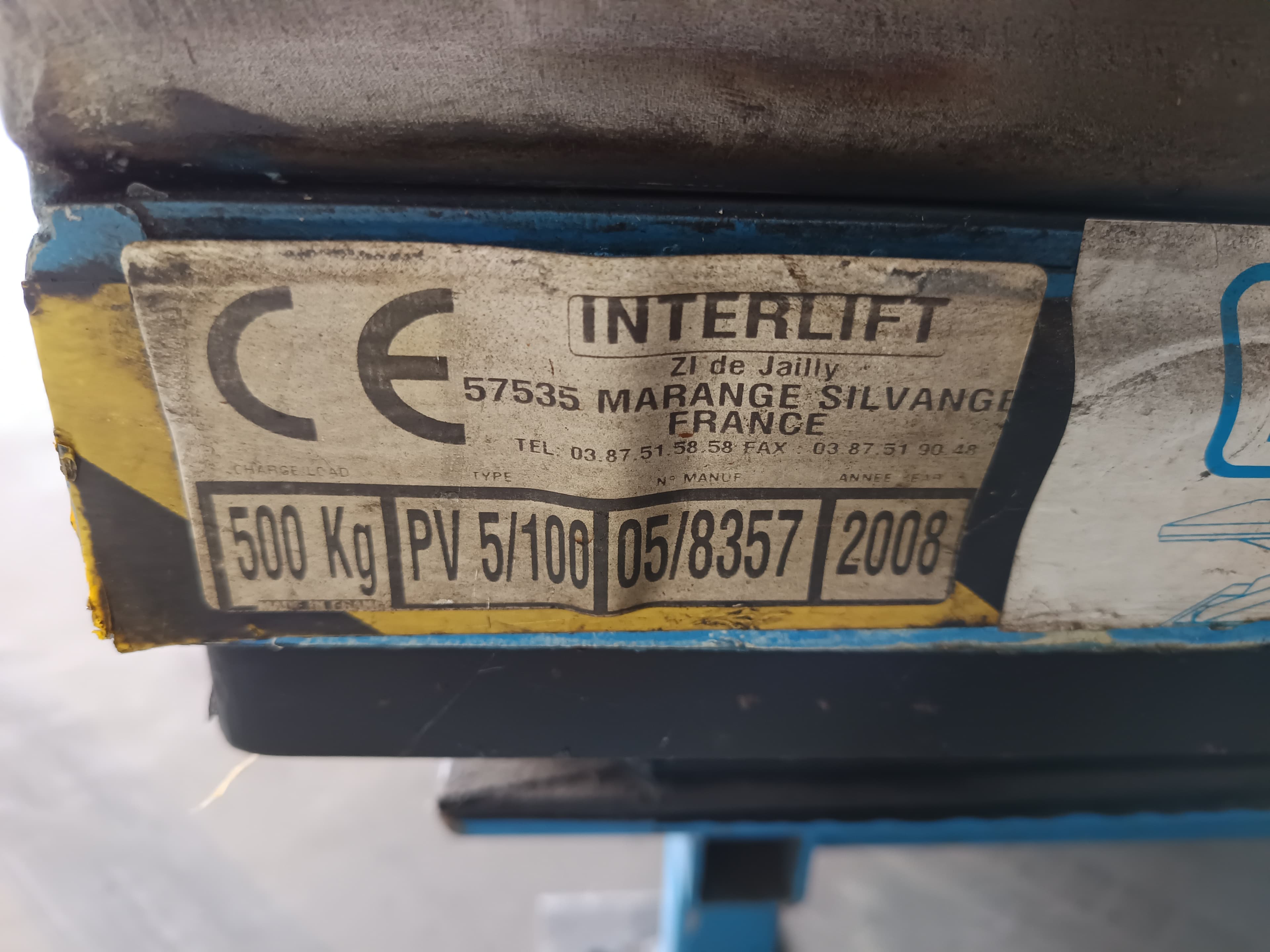 Aparadeira Tesoura Tipo Elevador Interlift — imagen 8