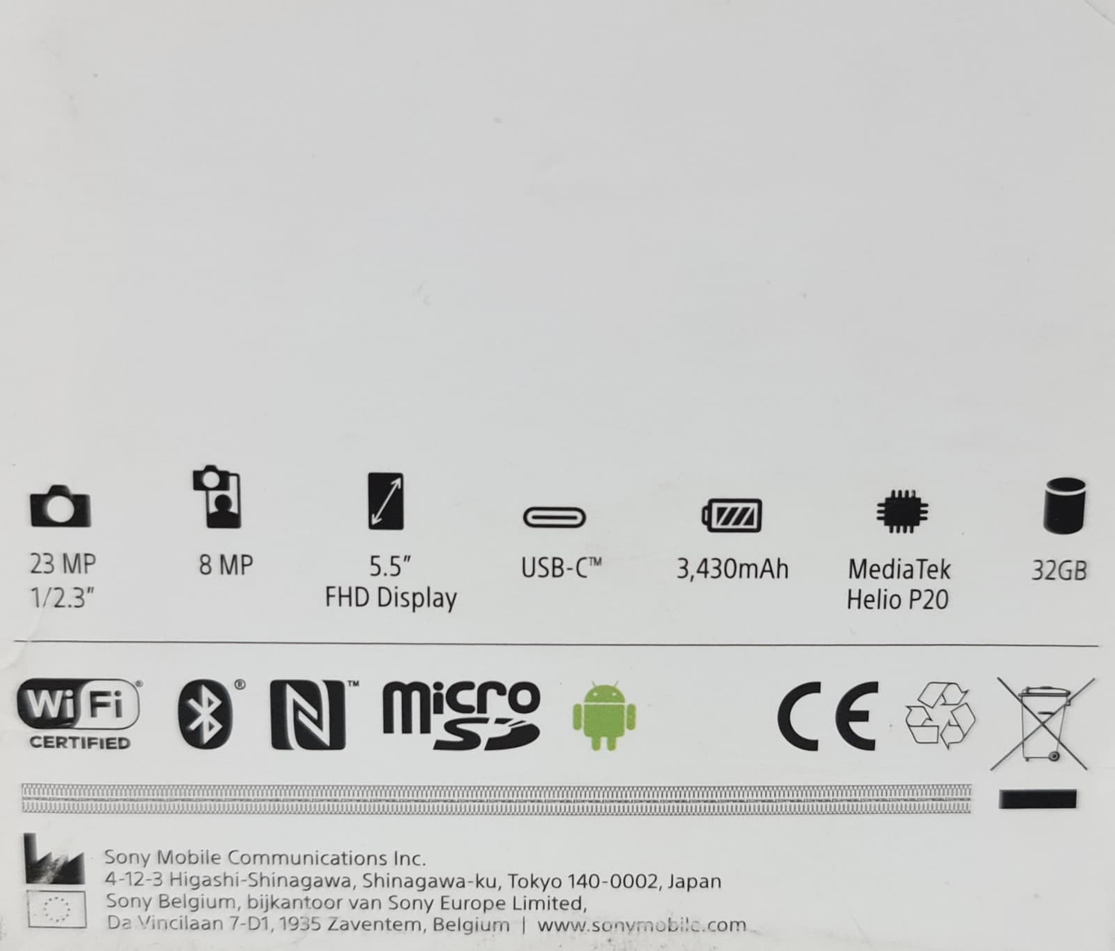 Telemóvel Sony XPERIA XA1 Plus — imagen 3