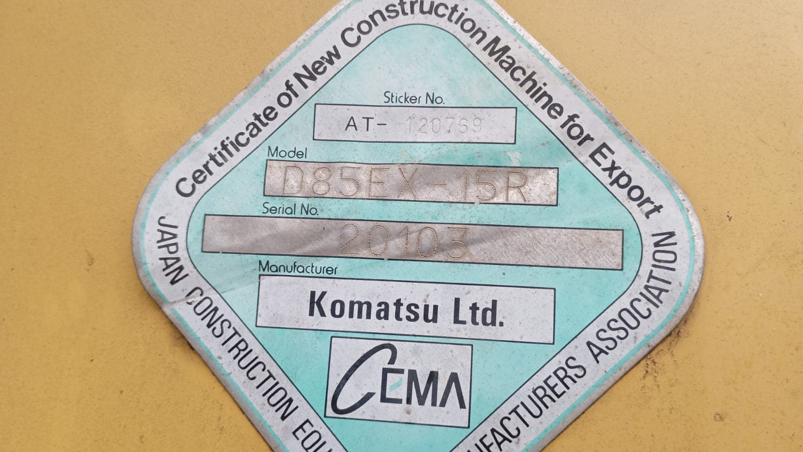 Bulldozer - Komatsu/D85E-15X — imagem 2