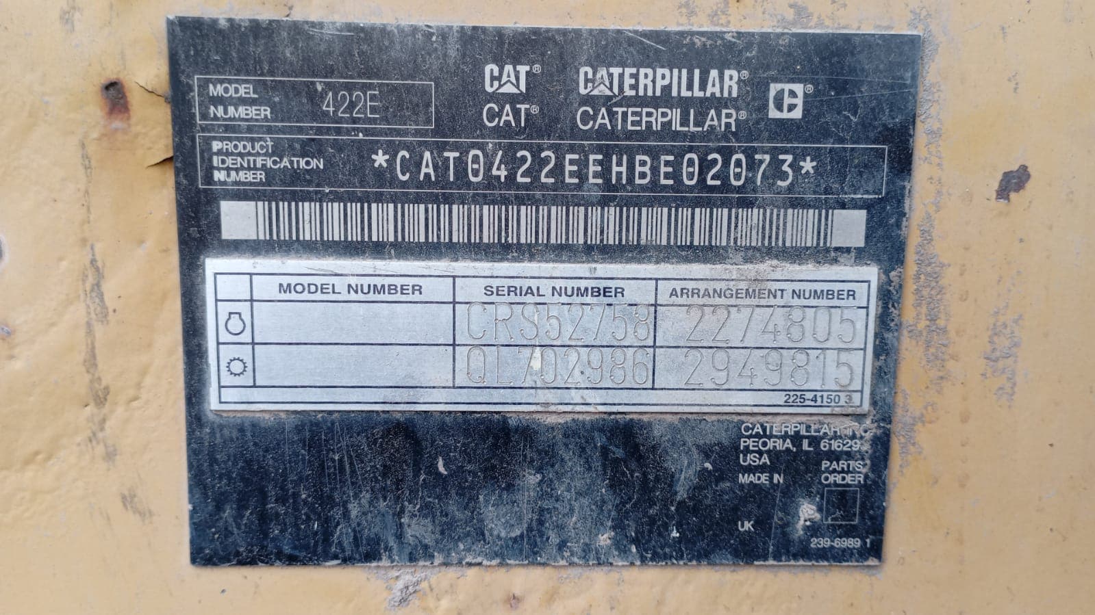 Escavadeira - Caterpillar/422E — imagem 5