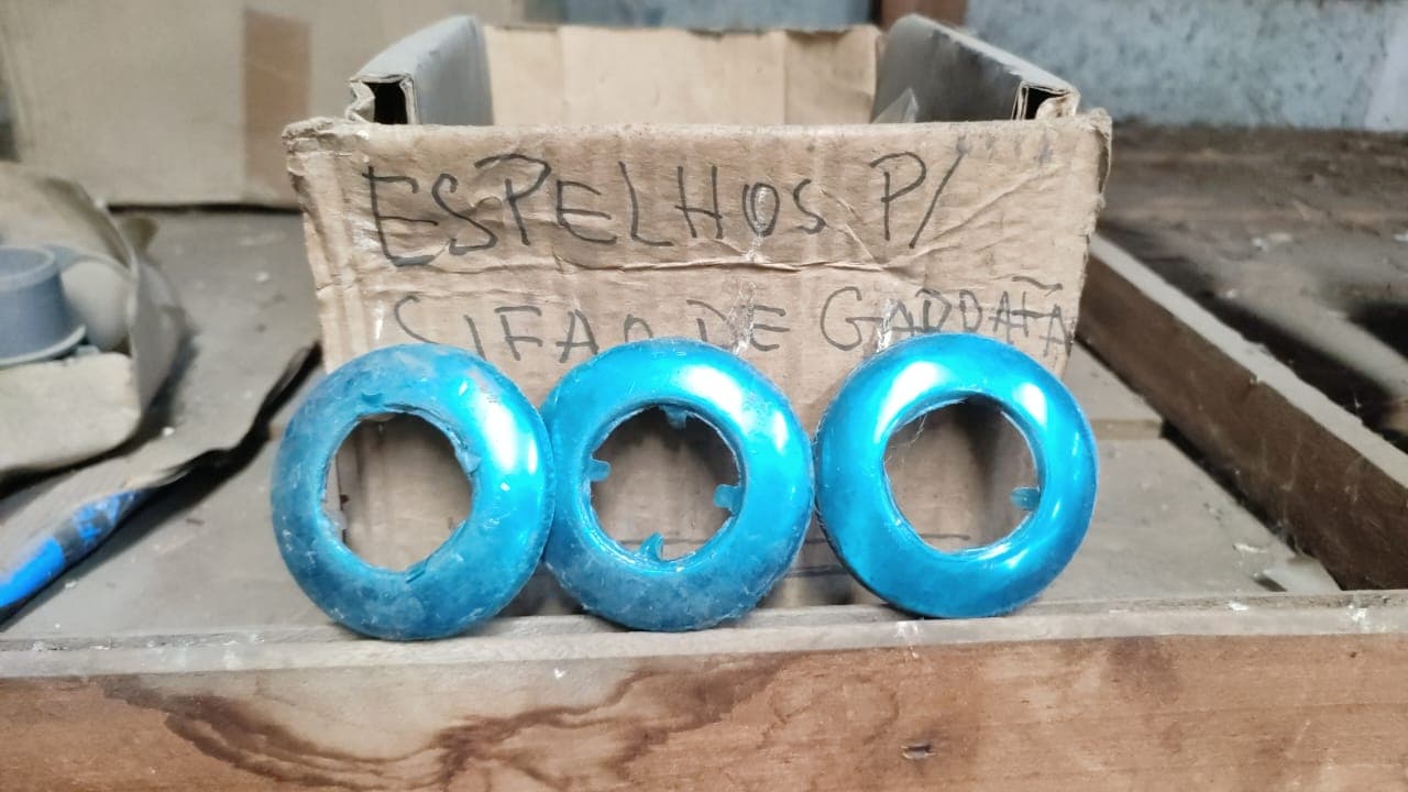 Espelhos para sifão de garrafa