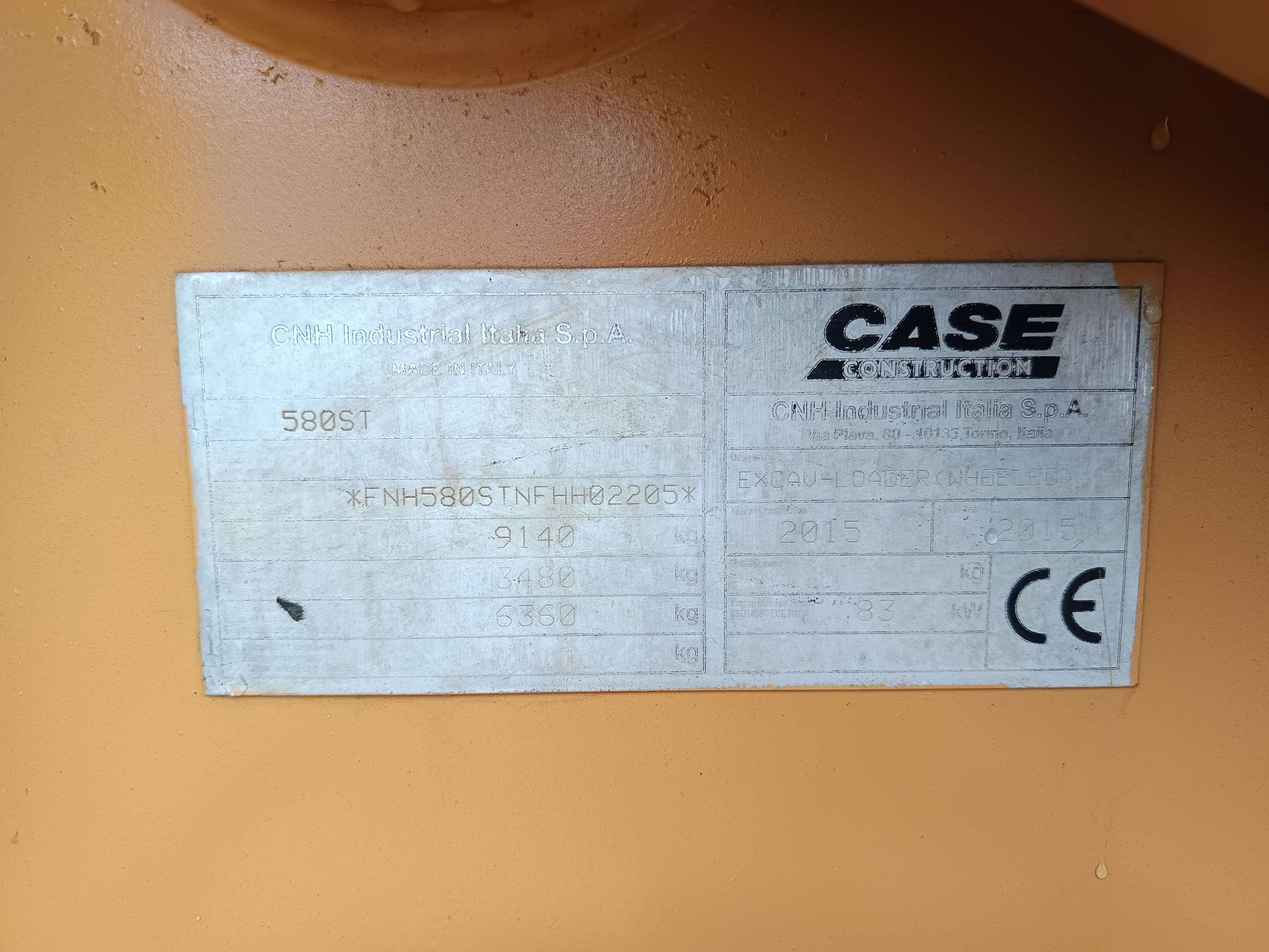 Retroescavadora Case 580 ST · Ano 2015 — imagen 8